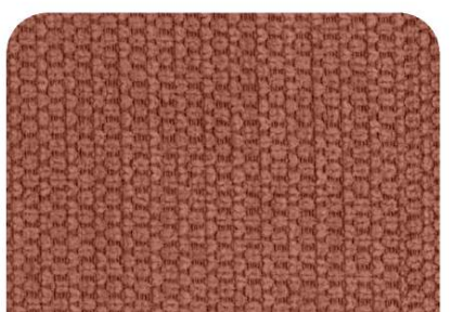 Warm Terracotta Textured Woven Fabric Fabric