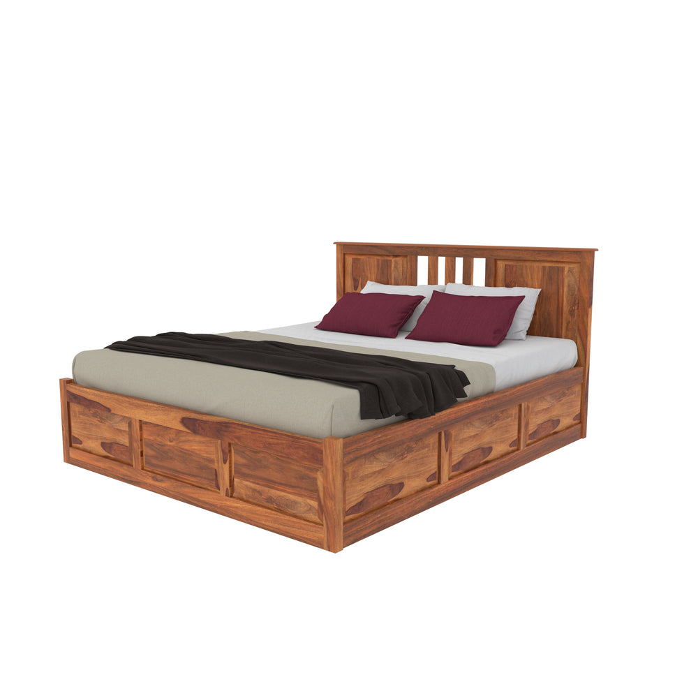 Minimalist Handcrafted Storage Bed