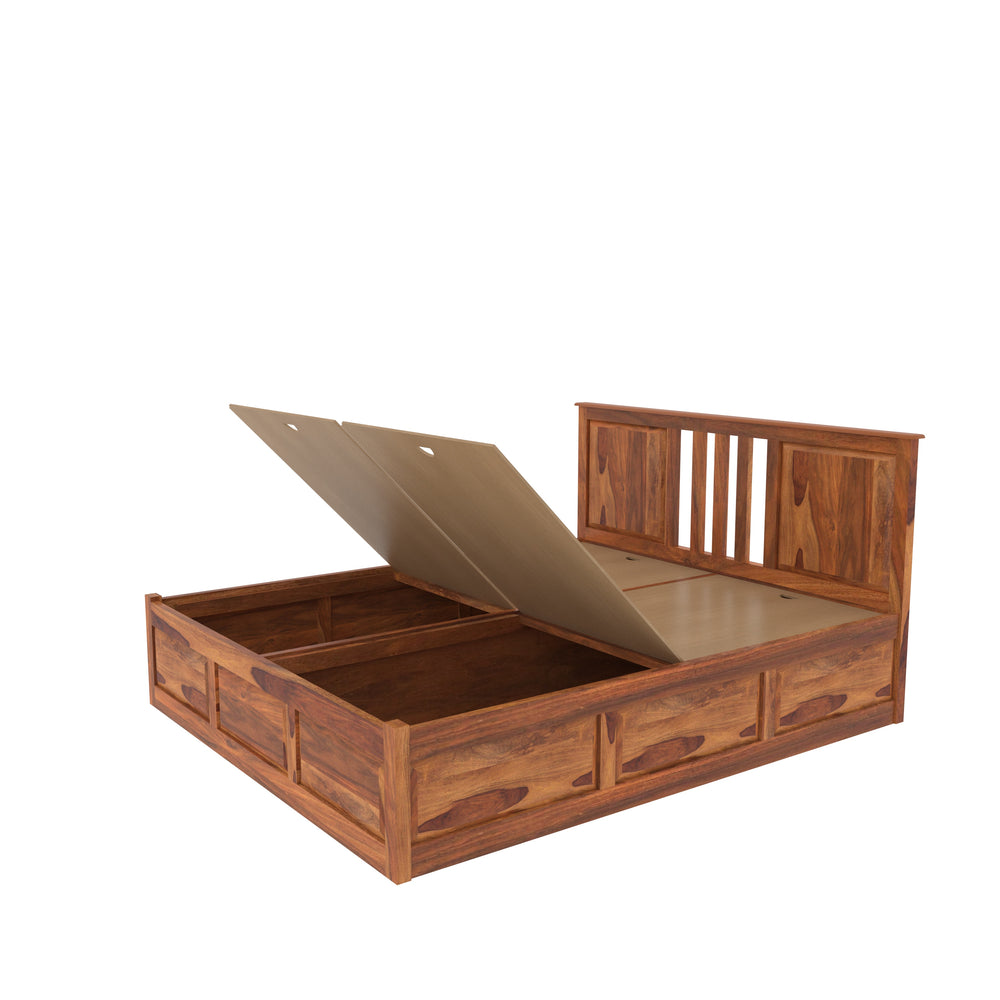 Minimalist Handcrafted Storage Bed