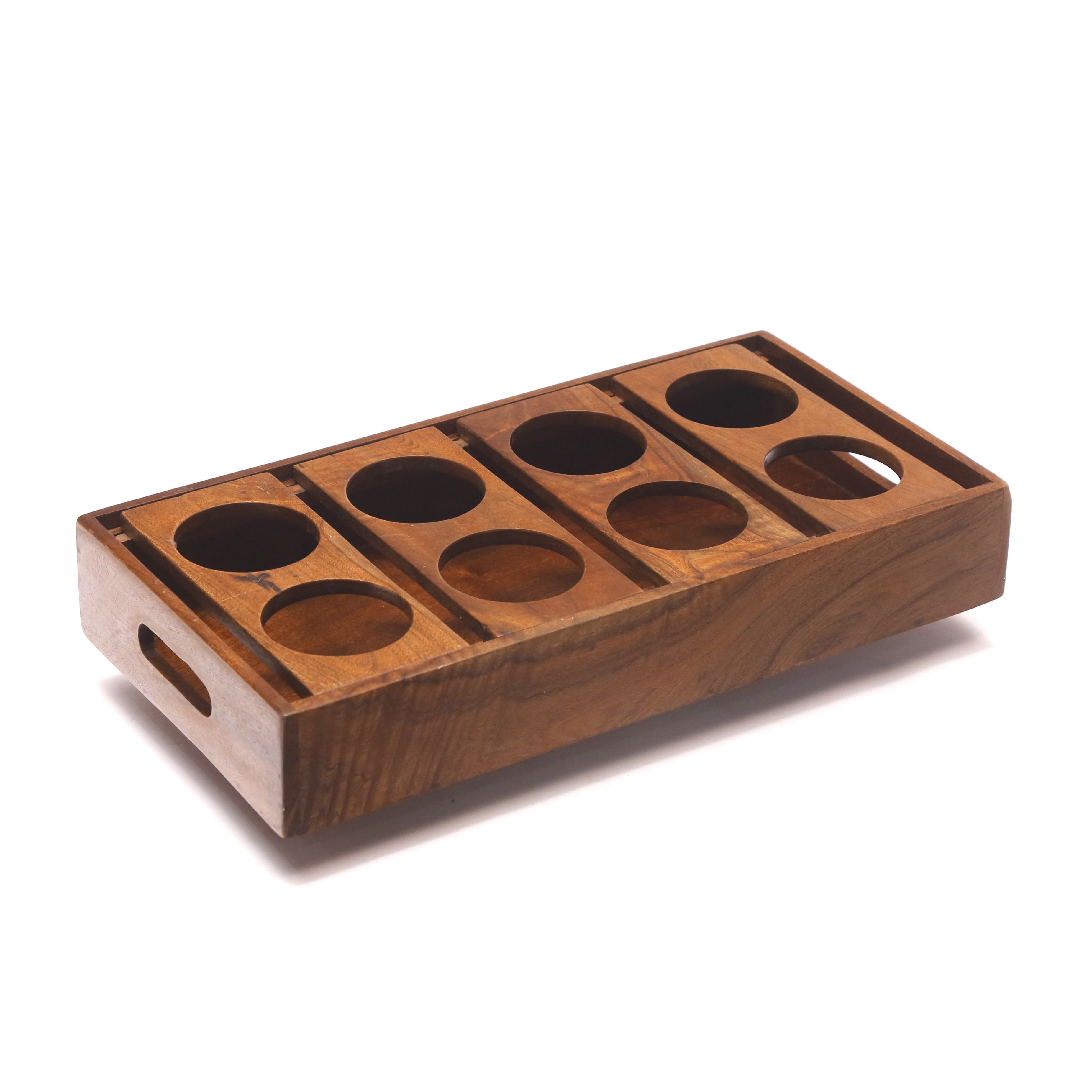 8 Glass Cafeteria Stand Tray Tray