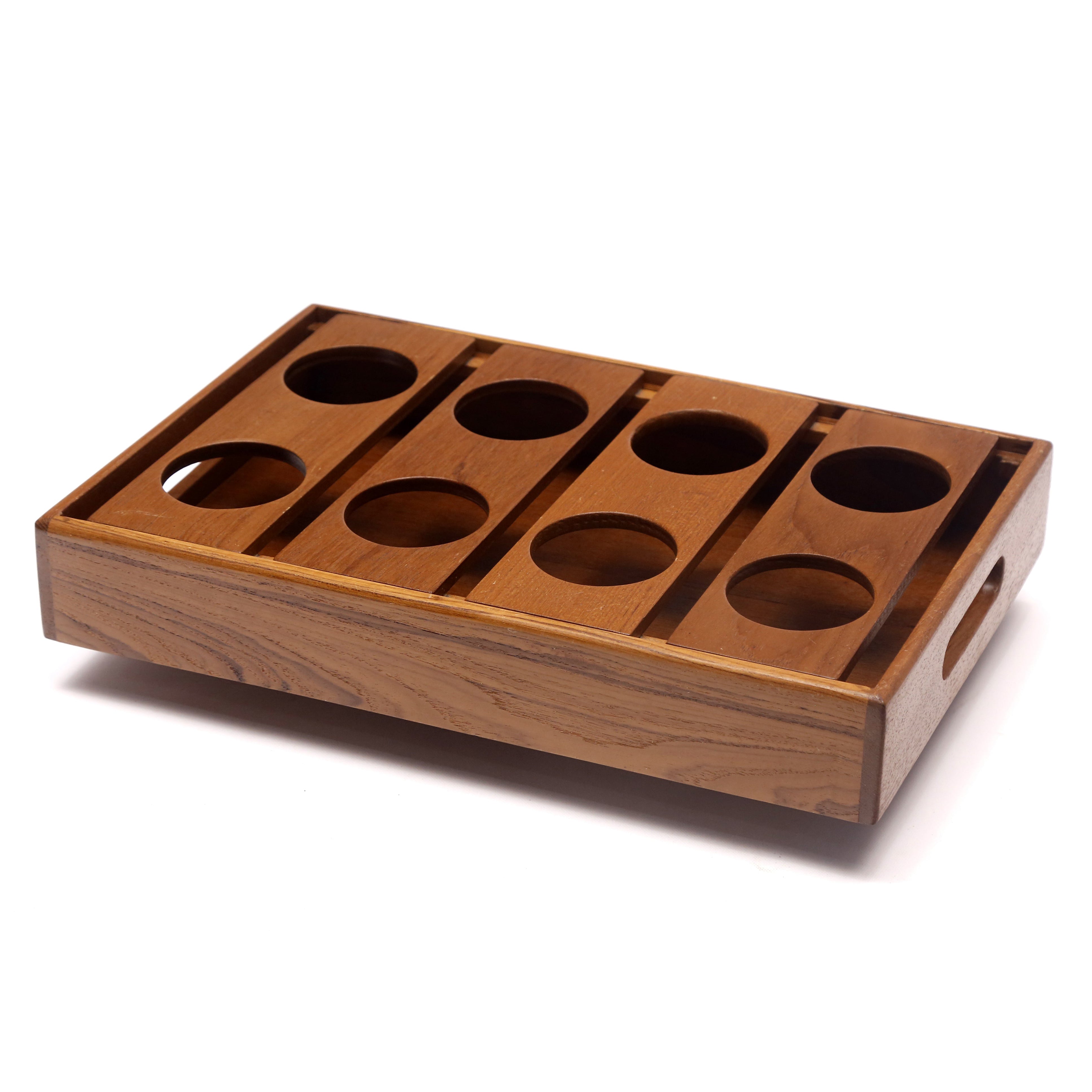 8 Glass Cafeteria Stand Tray Tray