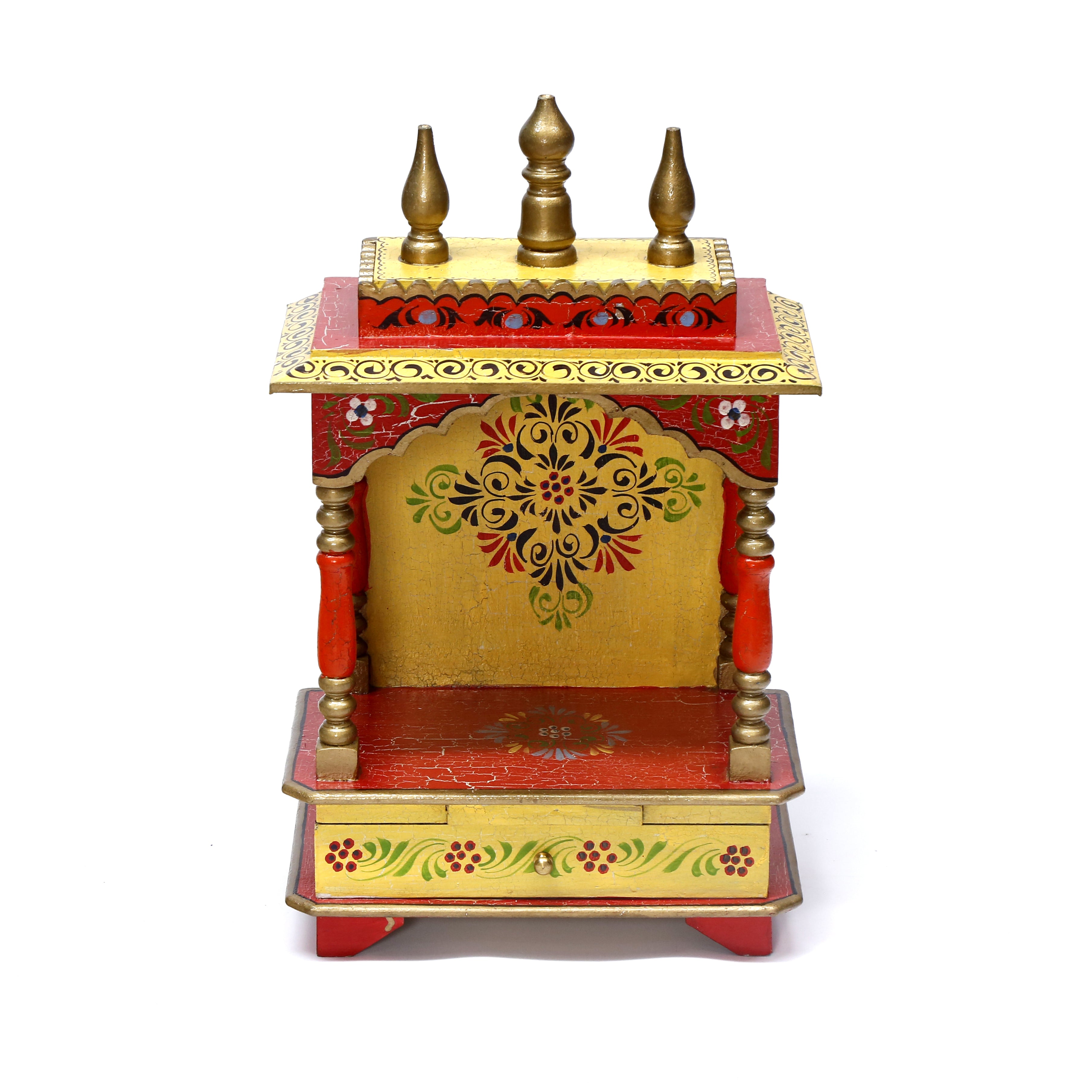 Colorful Wooden Royal Temple Temple