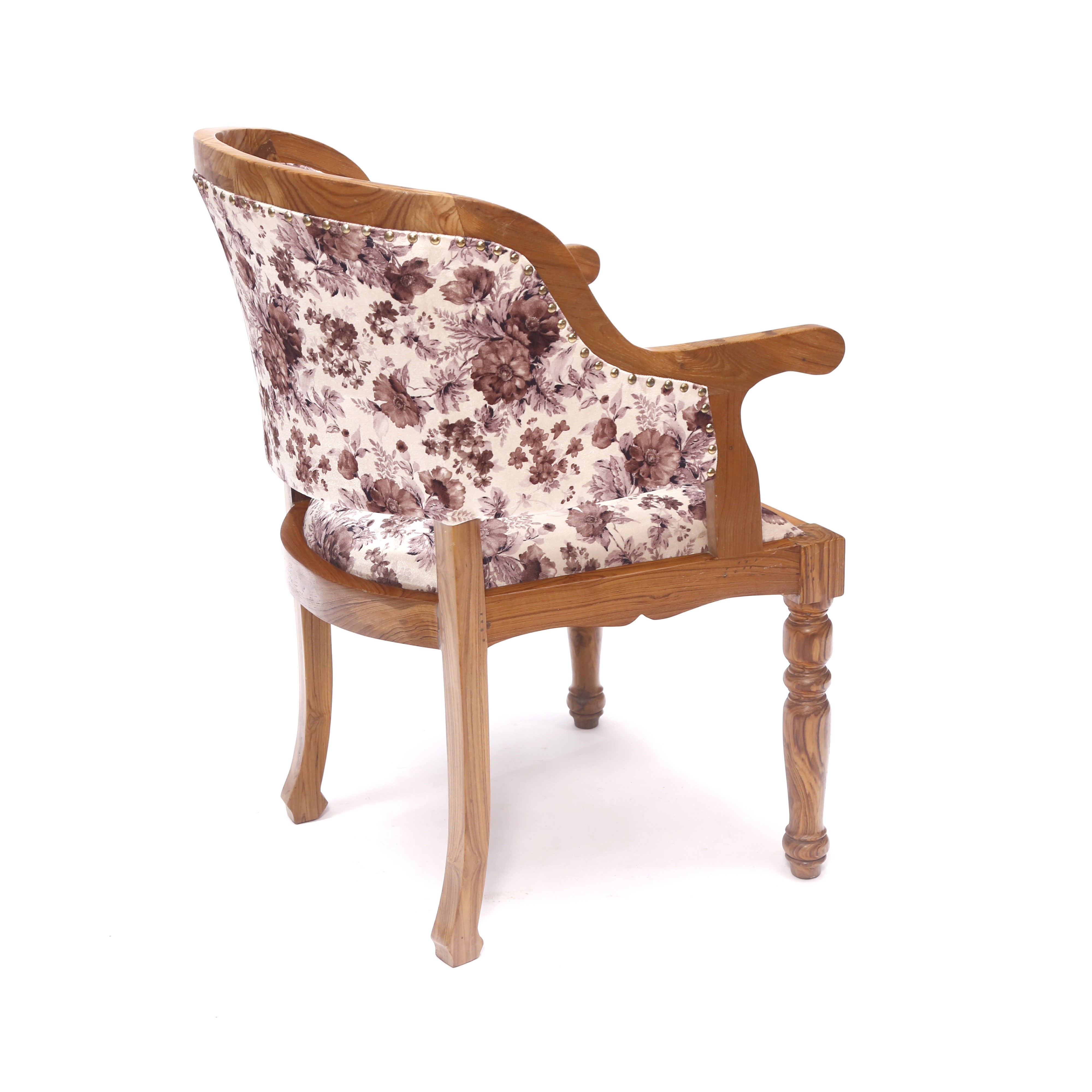 Royal Heritage Teak Wood Handmade Wooden Armchair Arm Chair