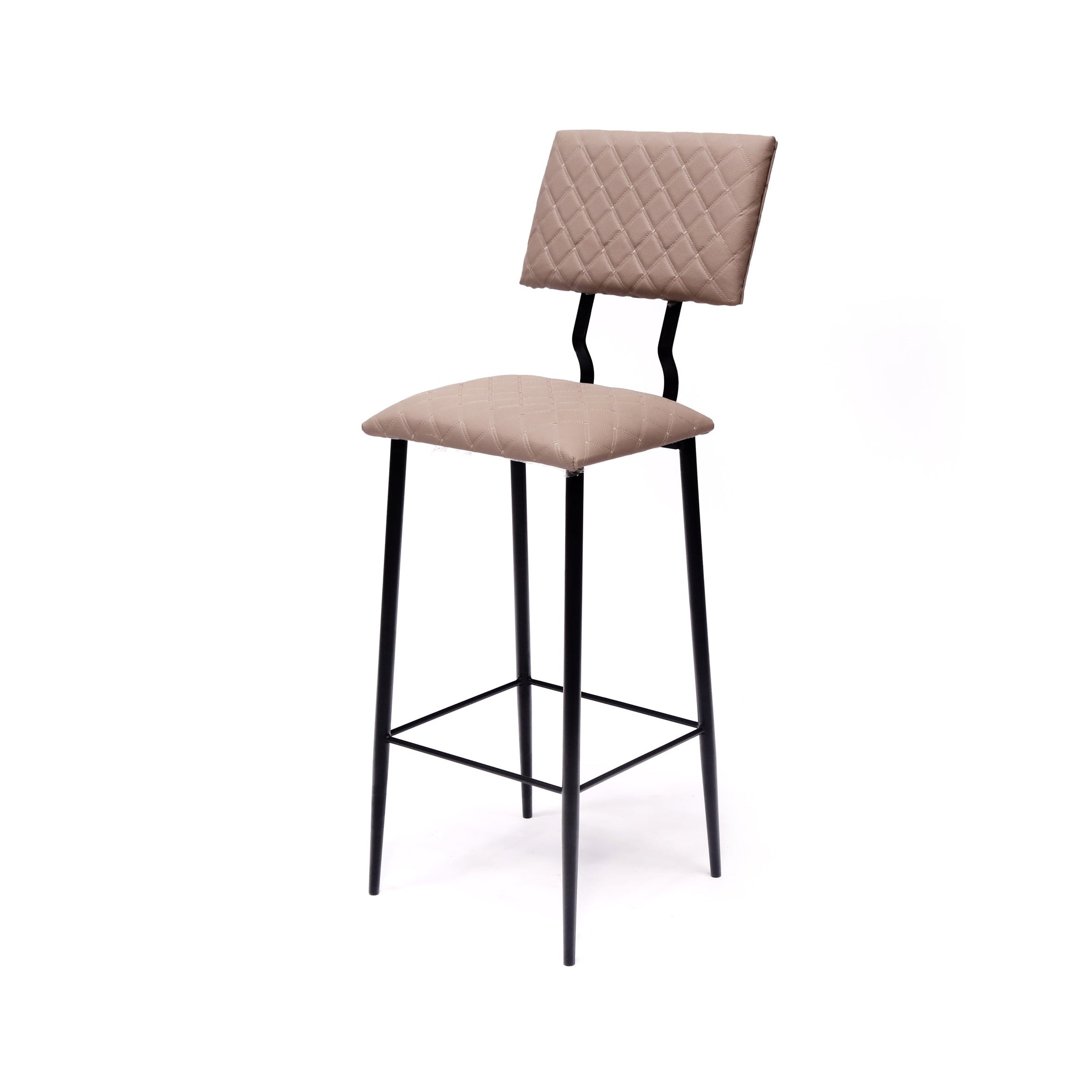 Abstract Back Antique Vintage Handmade Wooden Bar Chair Bar Chair