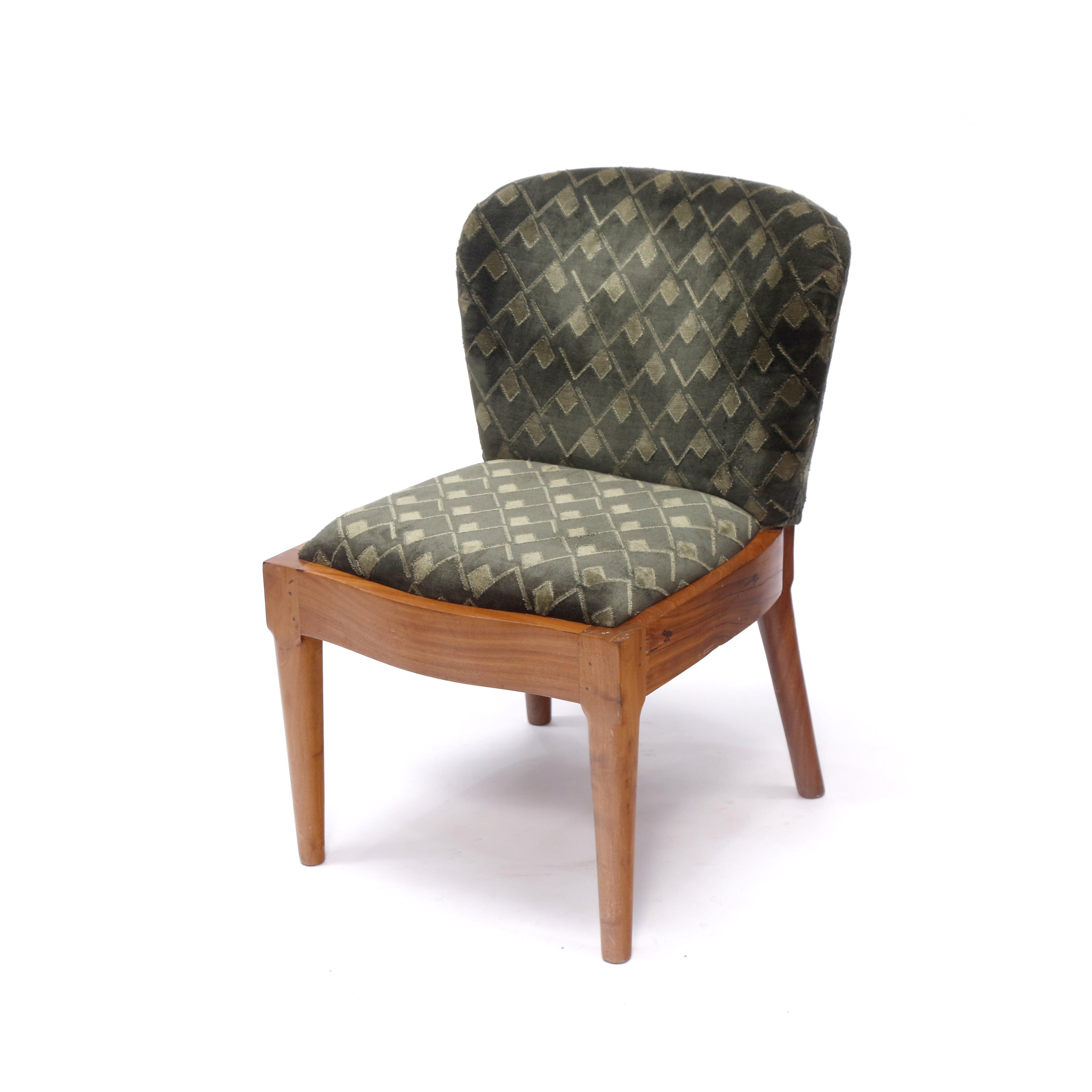 (Set of 2) Wooden Upholstered Curved back wide Dining Chair Dining Chair