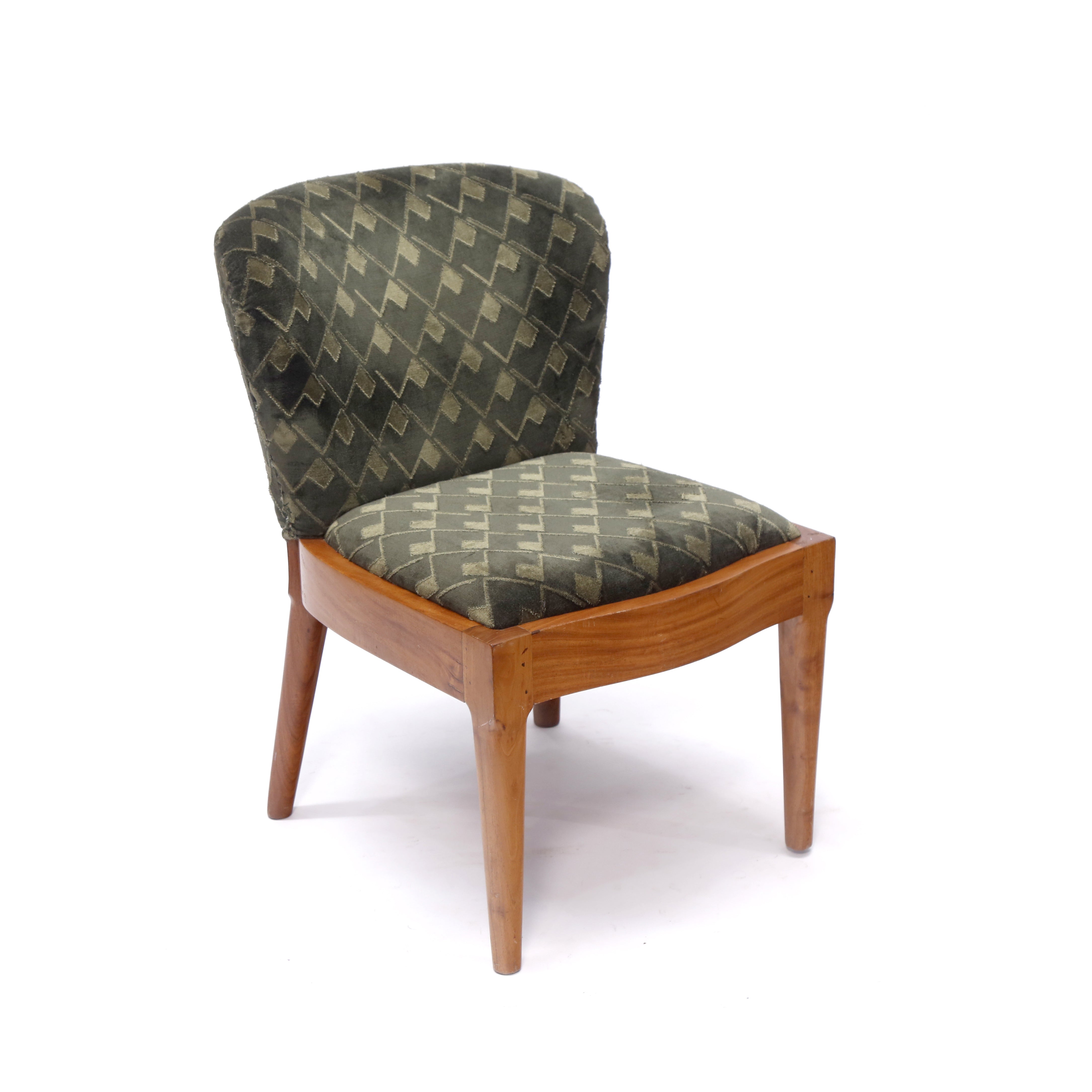 (Set of 2) Wooden Upholstered Curved back wide Dining Chair Dining Chair