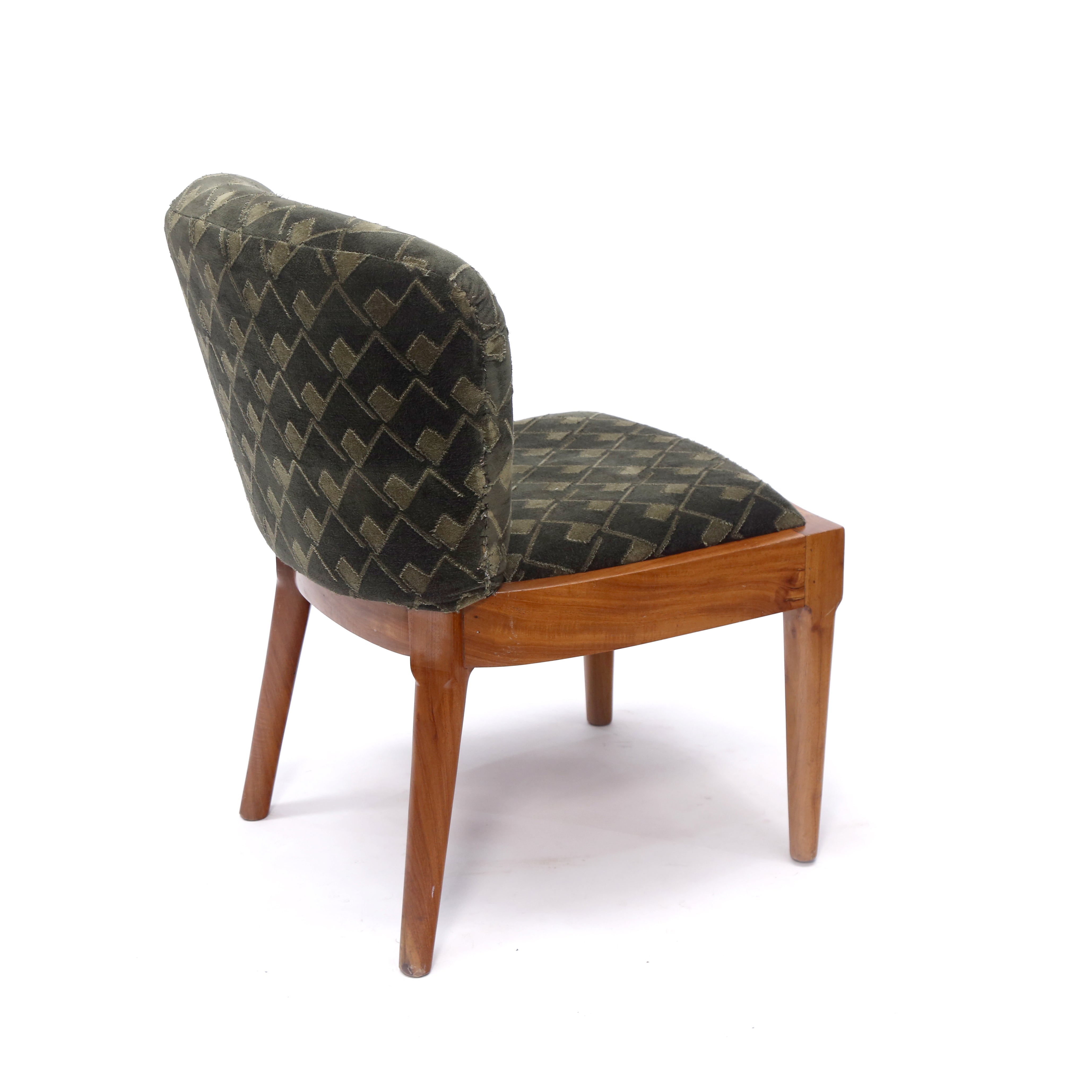 (Set of 2) Wooden Upholstered Curved back wide Dining Chair Dining Chair
