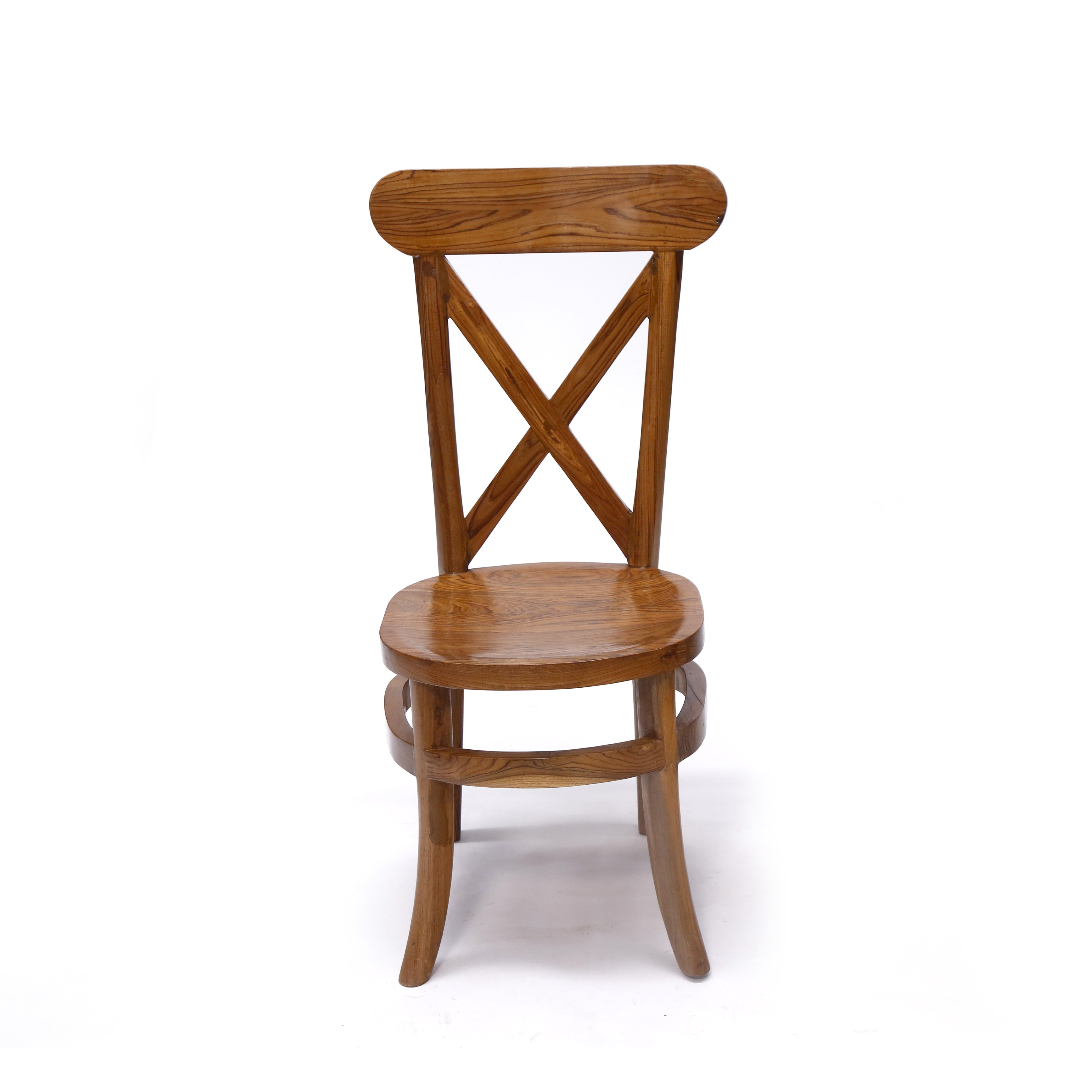 (Set of 2) Criss Cross Curved Dining Chair Dining Chair