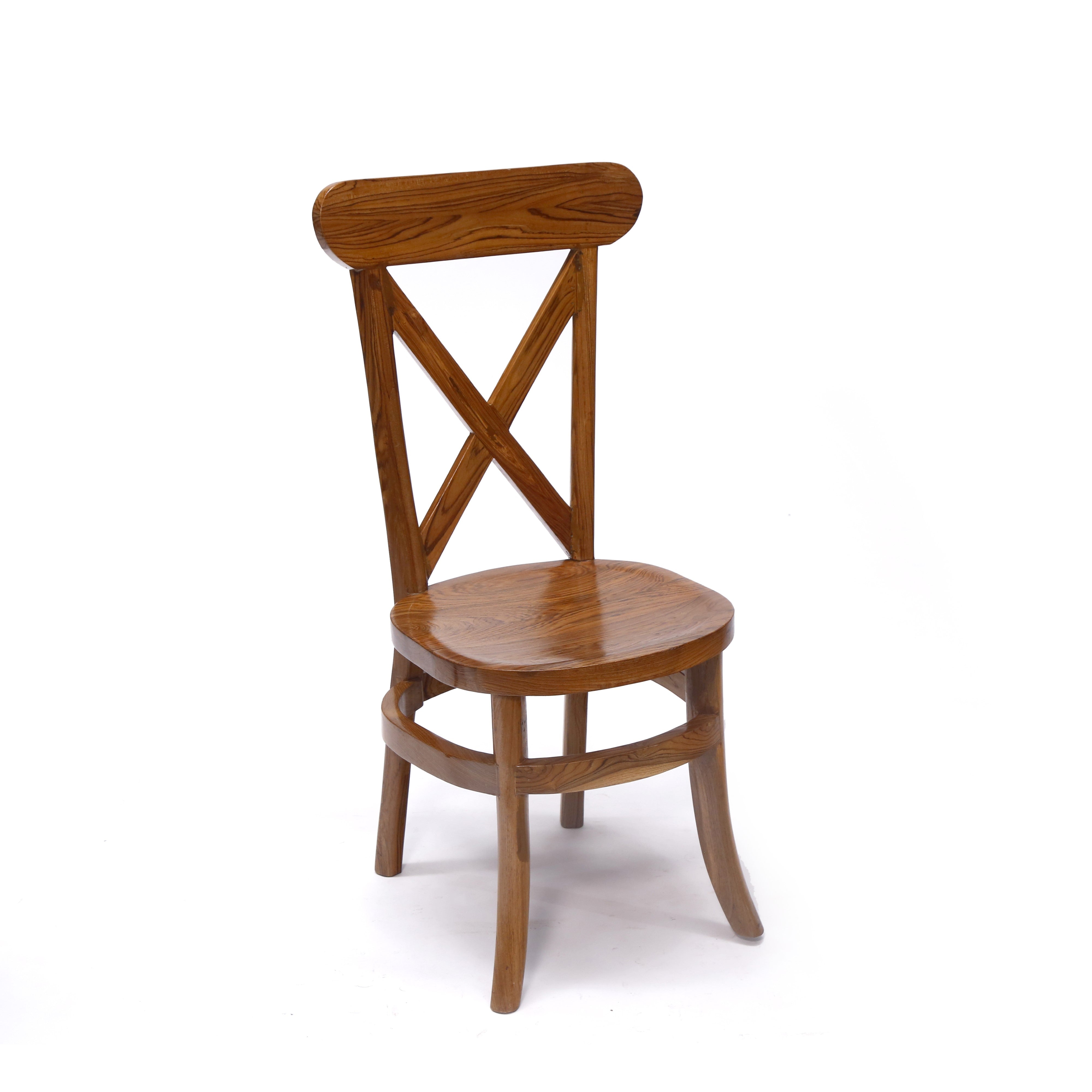 (Set of 2) Criss Cross Curved Dining Chair Dining Chair