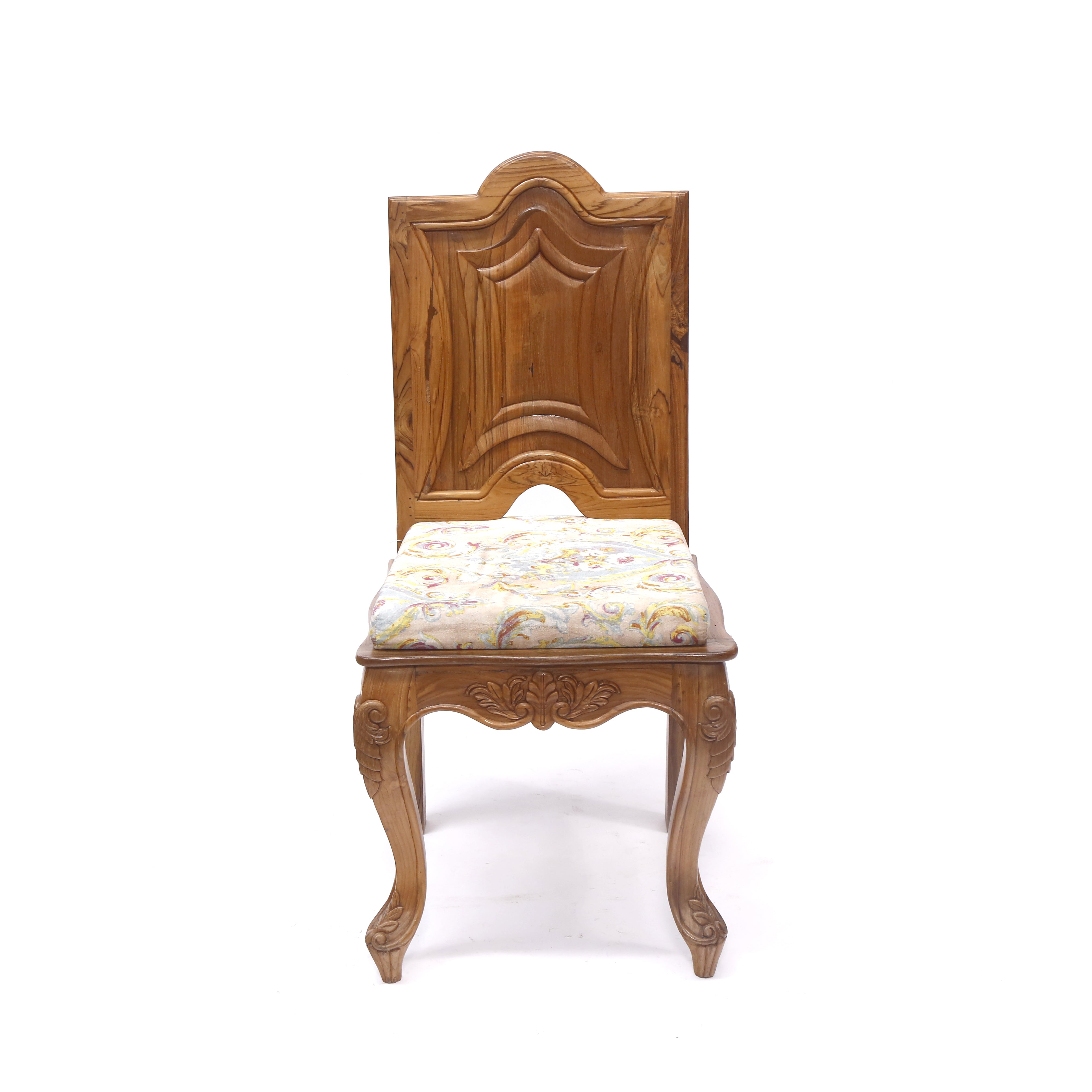 (Set of 2) Wood Ornate Dinning Chair Dining Chair