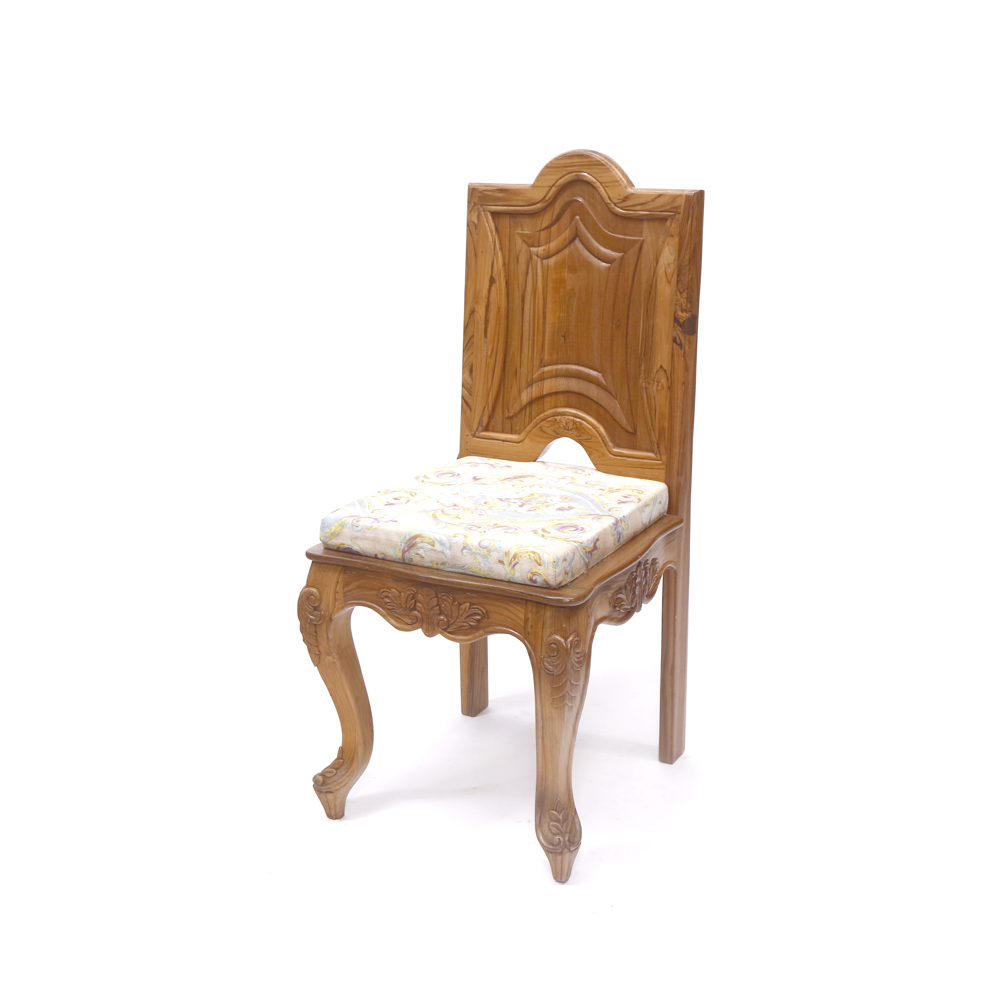 (Set of 2) Wood Ornate Dinning Chair Dining Chair