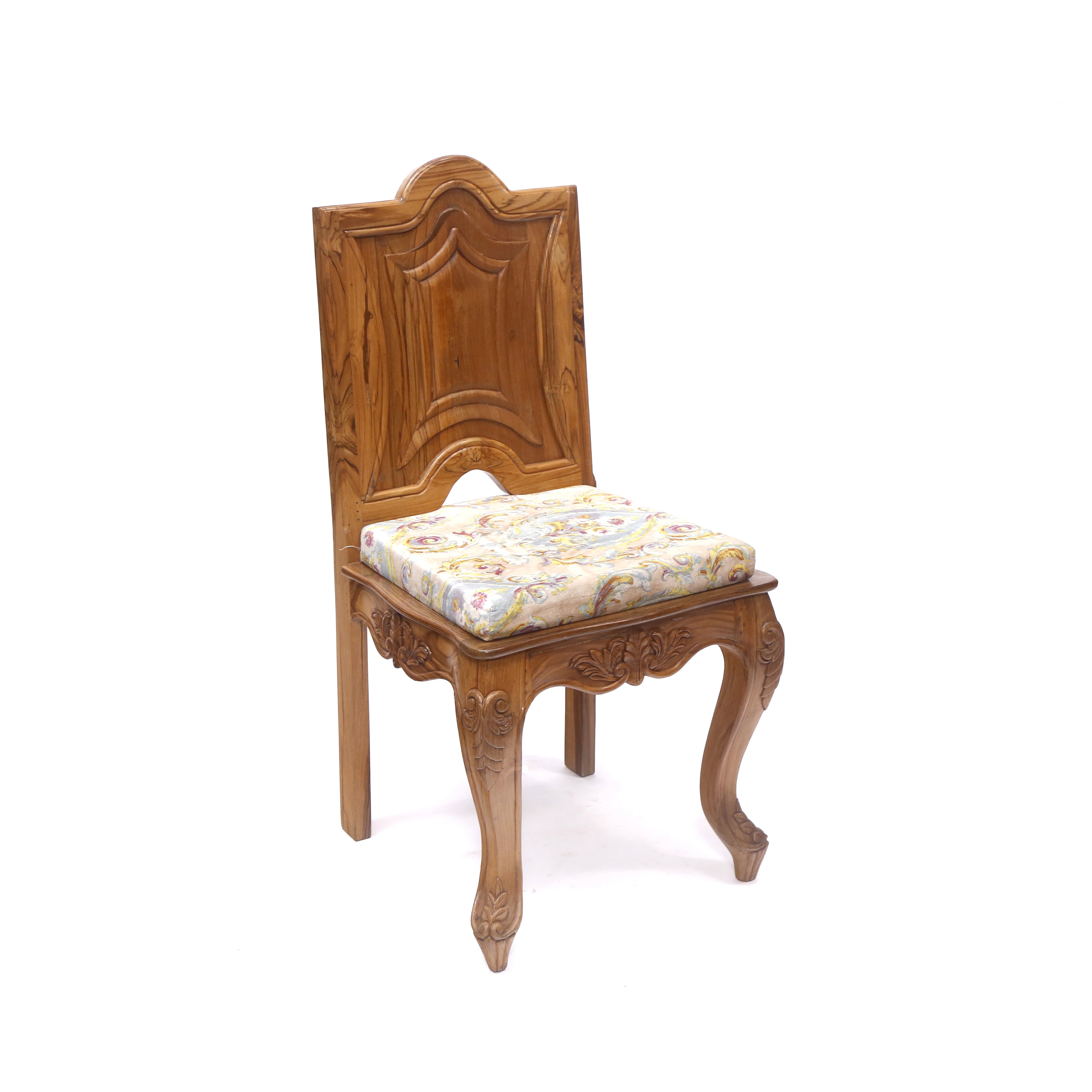 (Set of 2) Wood Ornate Dinning Chair Dining Chair
