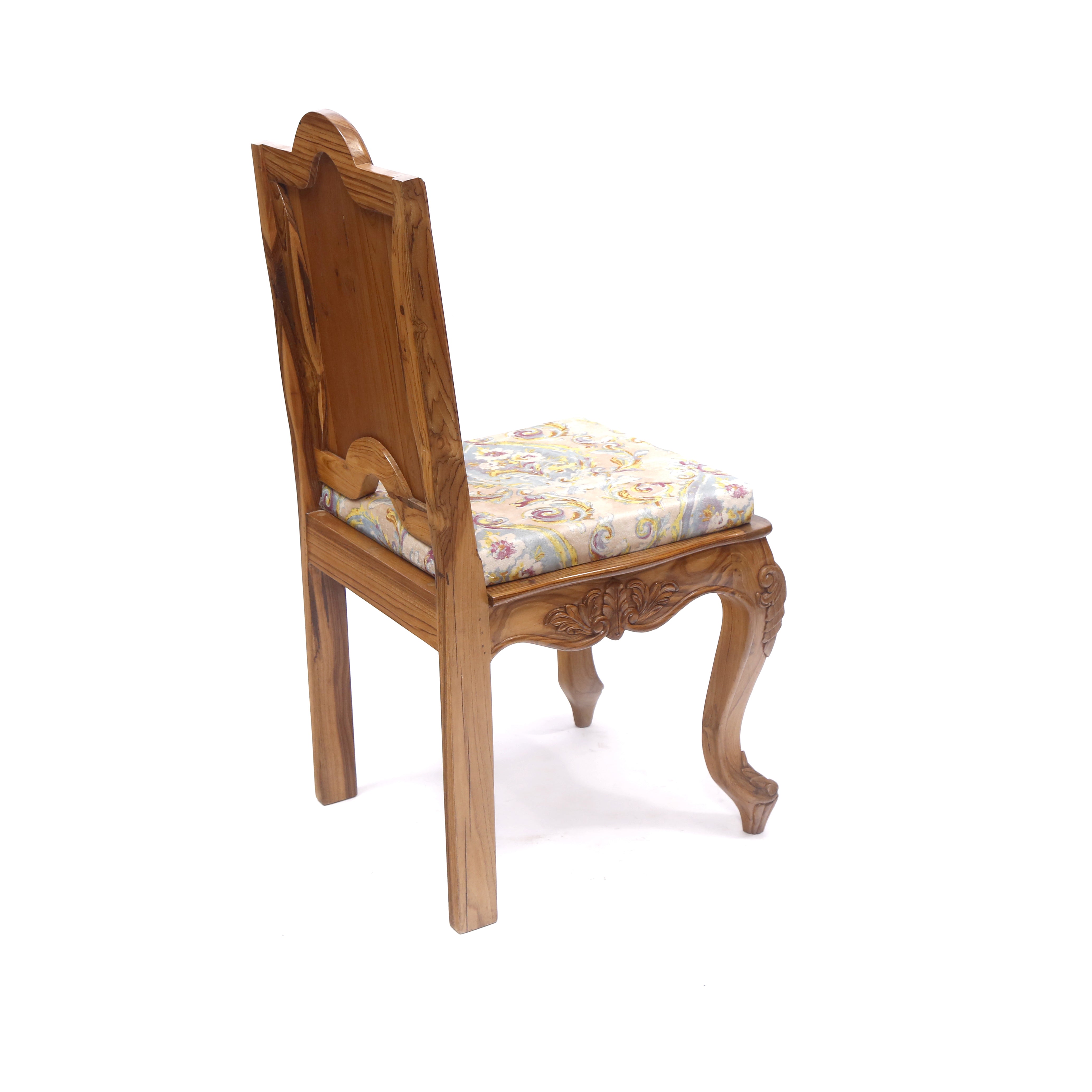 (Set of 2) Wood Ornate Dinning Chair Dining Chair