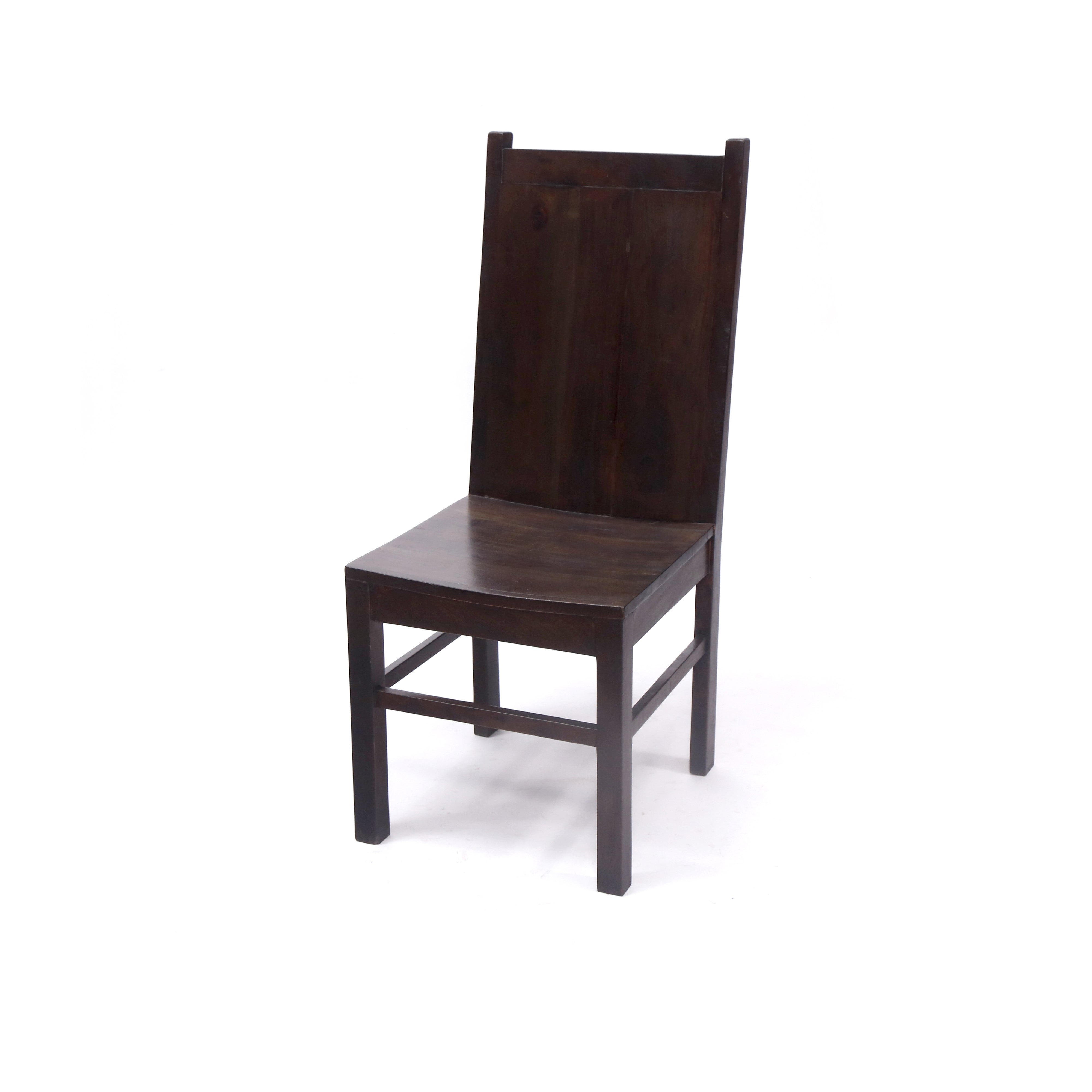 (Set of 2) Long Back Wooden Dinning Chair Dining Chair
