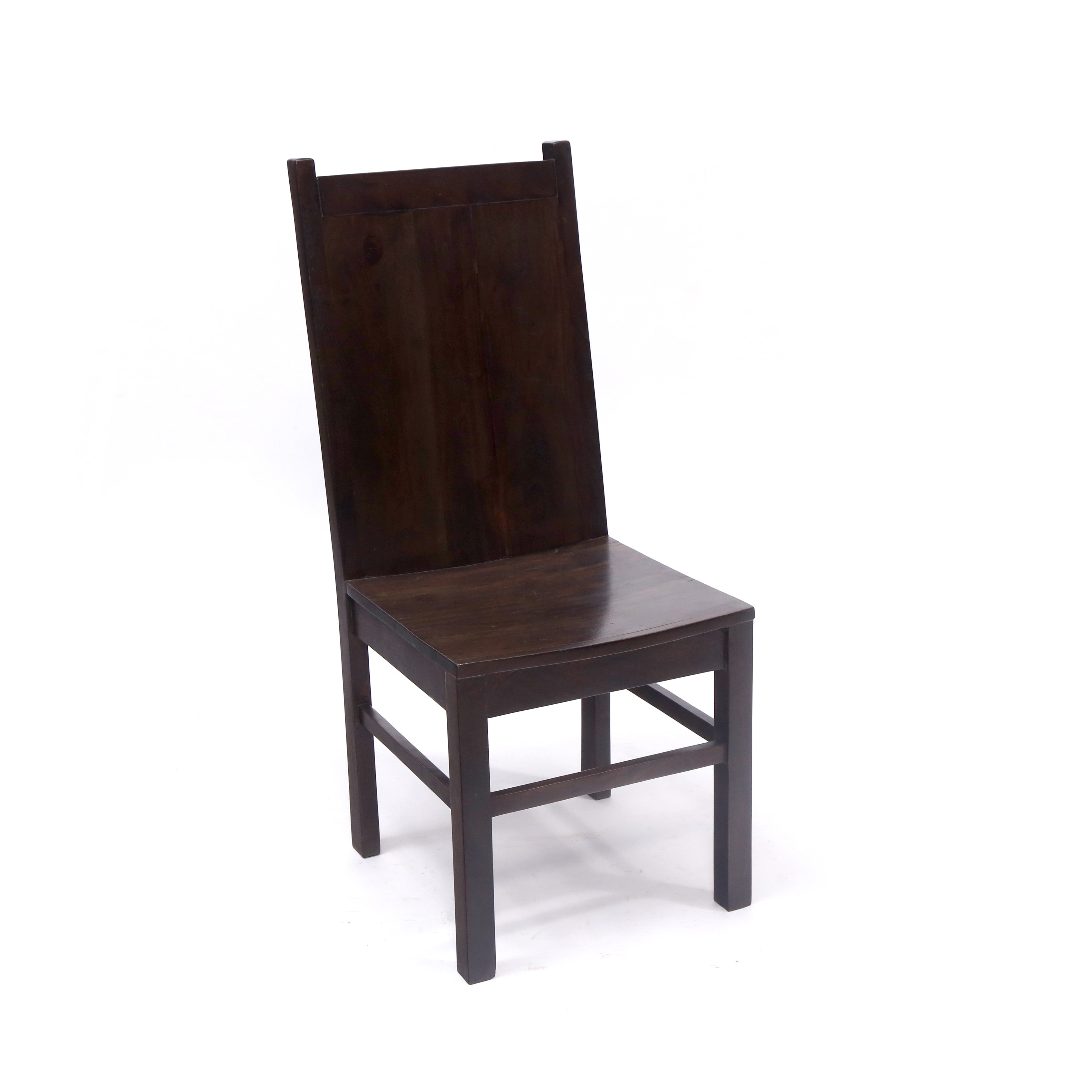 (Set of 2) Long Back Wooden Dinning Chair Dining Chair