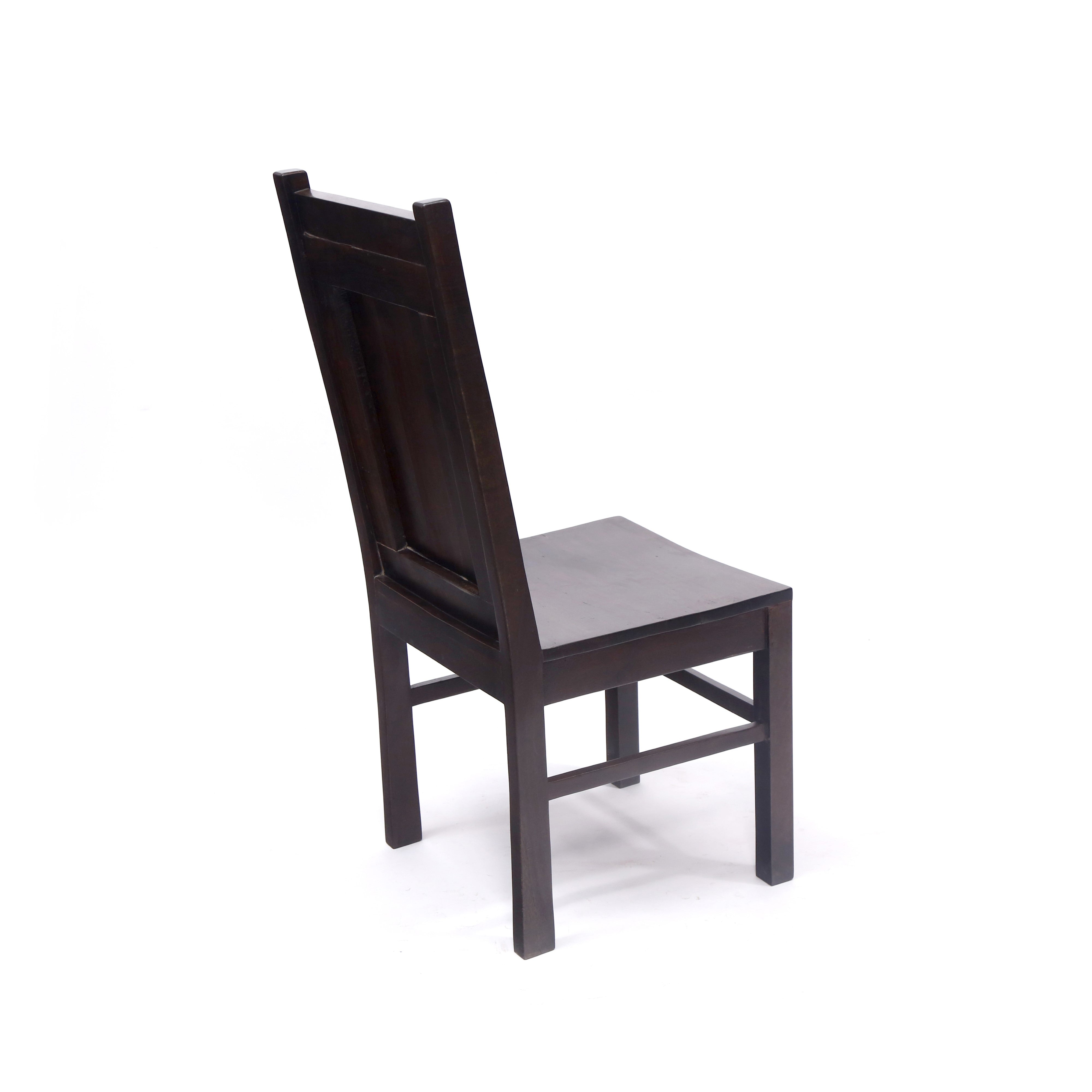 (Set of 2) Long Back Wooden Dinning Chair Dining Chair