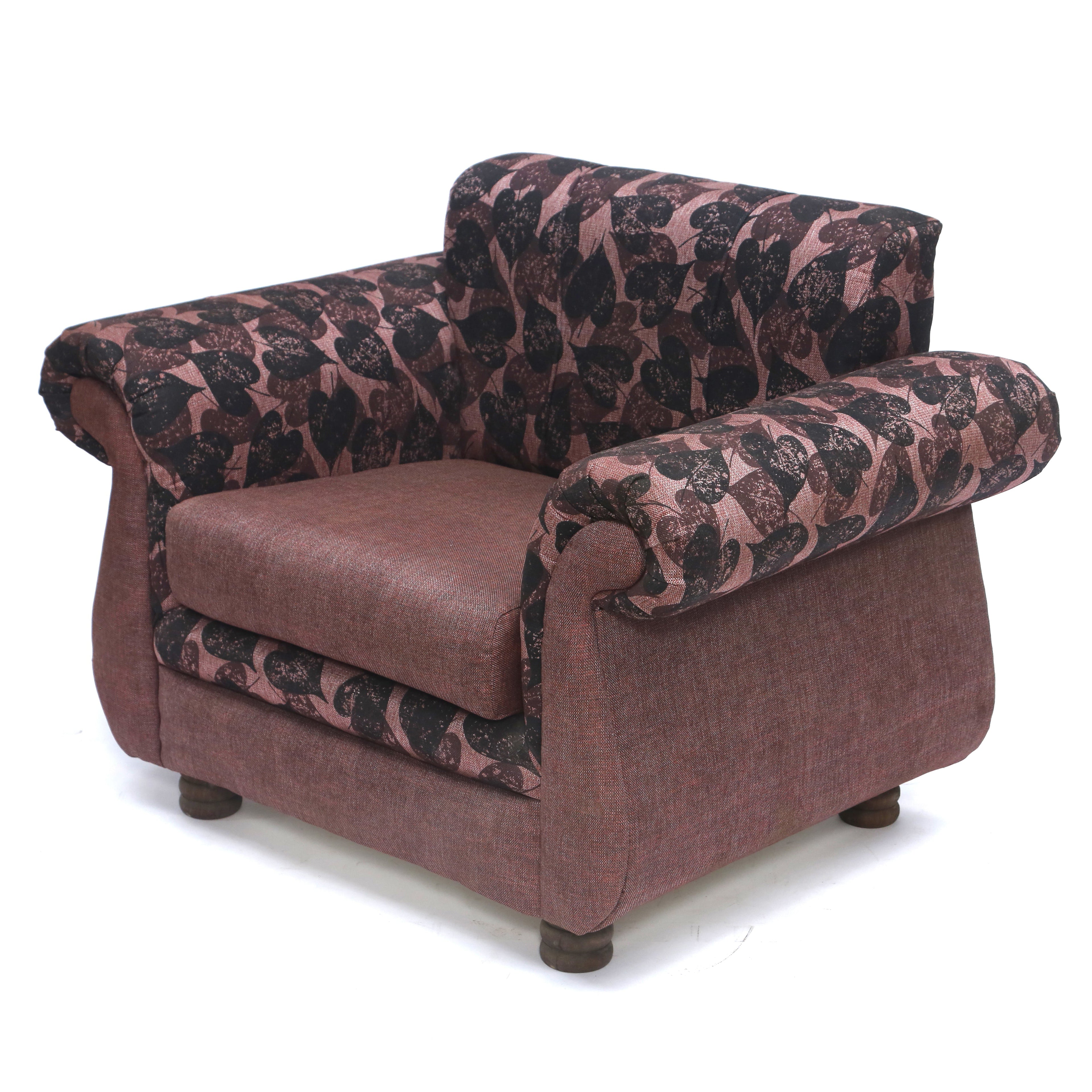 Upholstered Simplistic curve 1 Seater Sofa Sofa