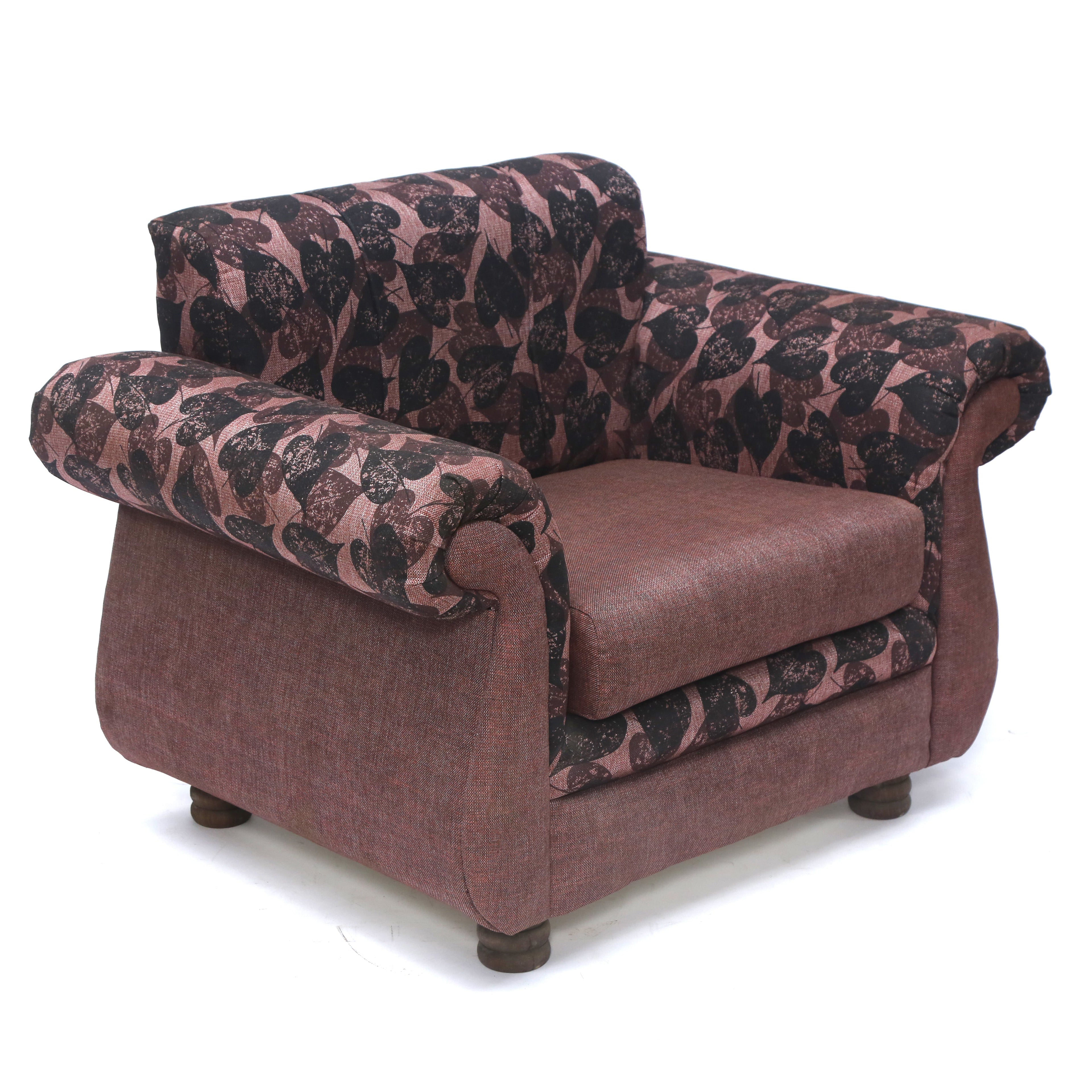 Upholstered Simplistic curve 1 Seater Sofa Sofa