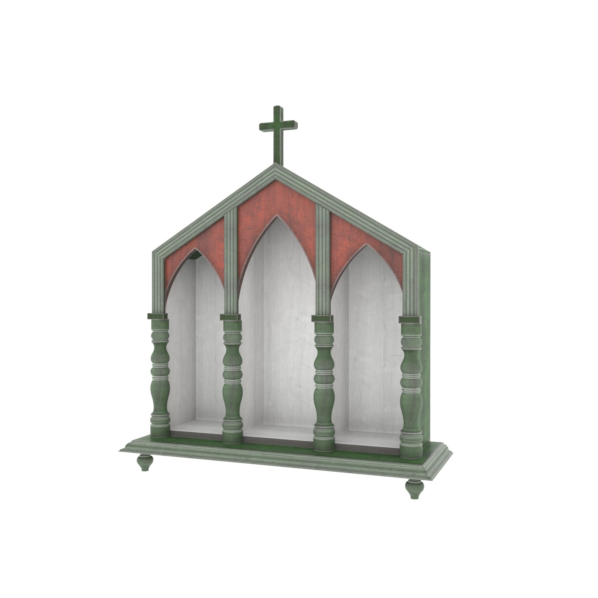 Handcrafted Gothic Church Altar Shelf Altar