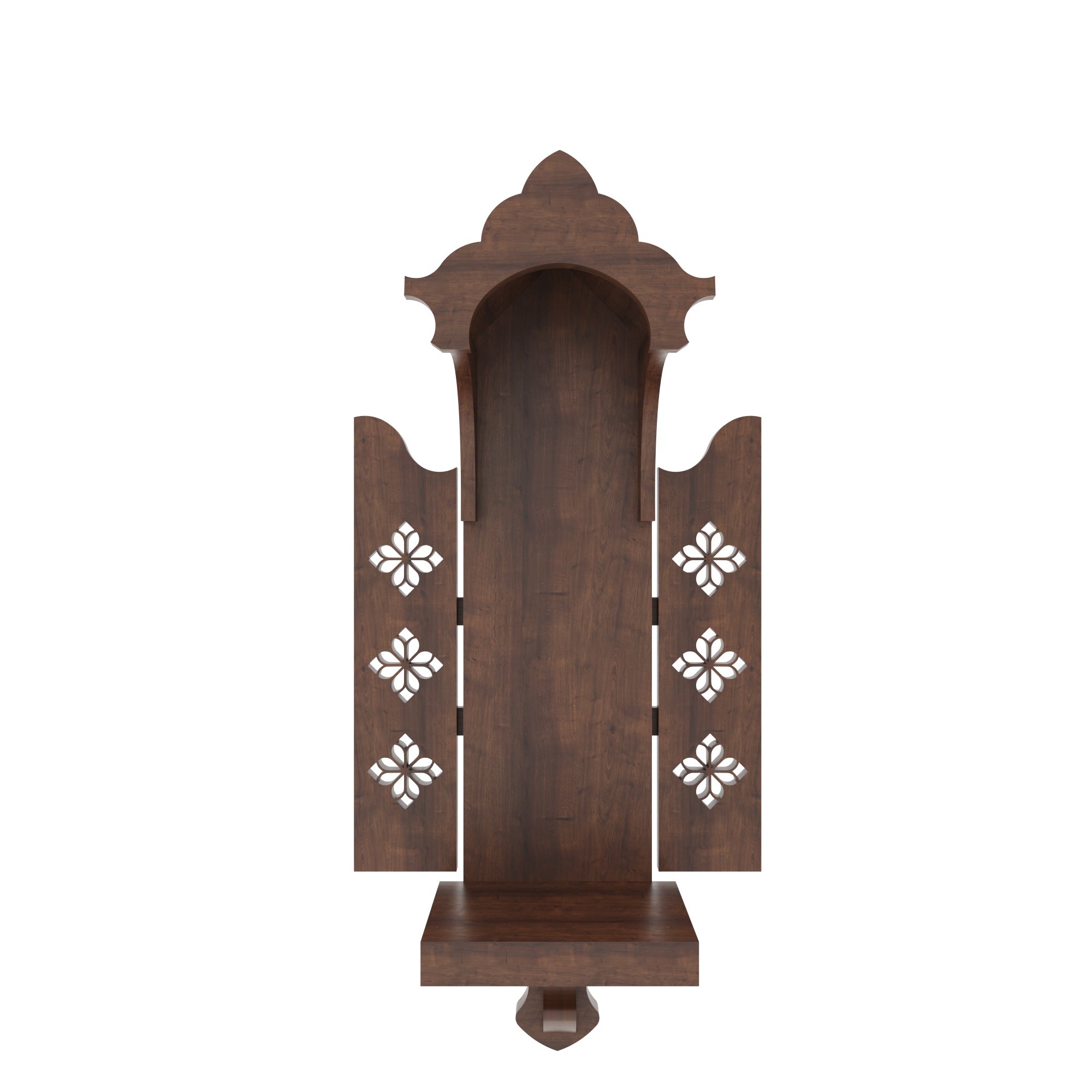 Wall Altar with Decorative Cutwork Panels Altar
