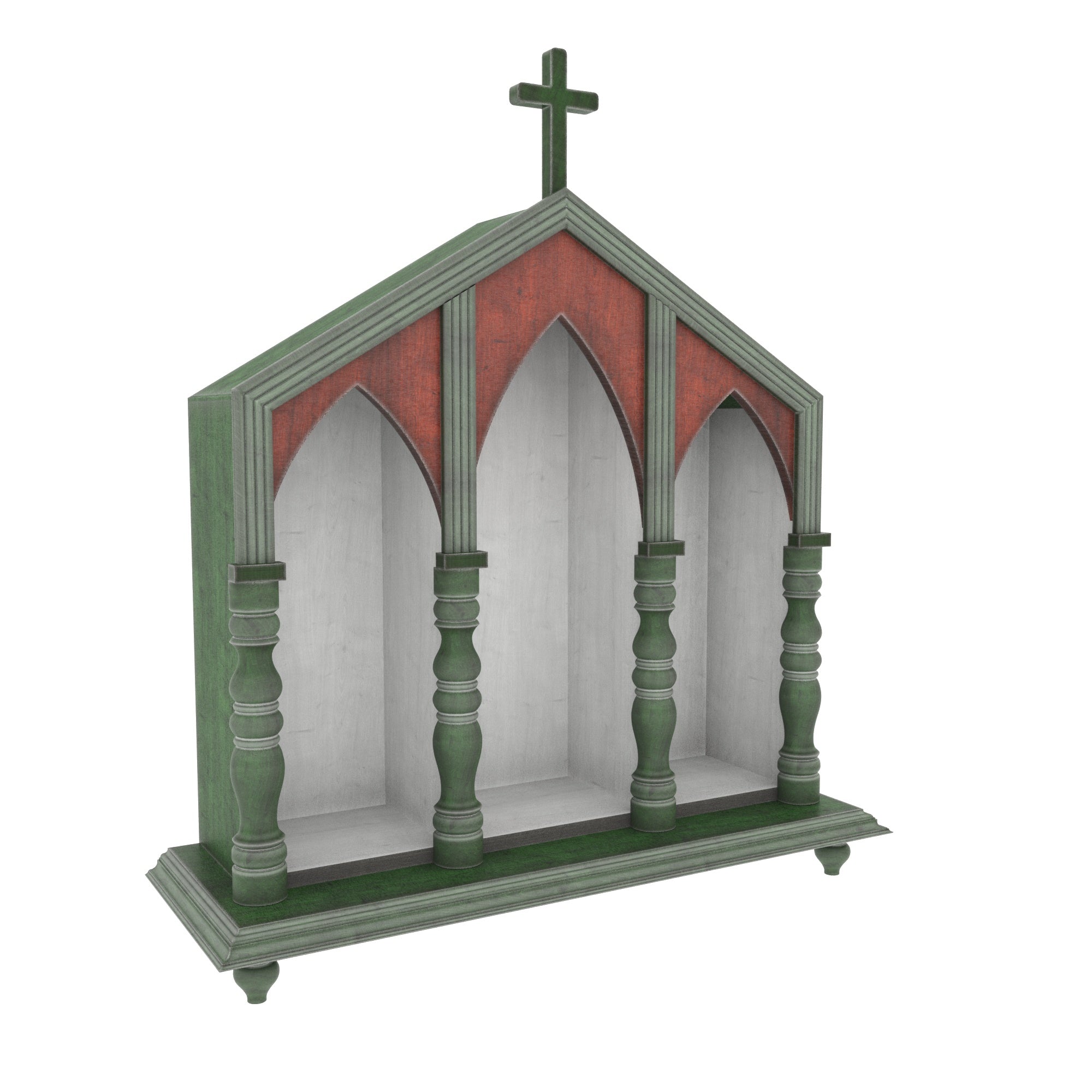Handcrafted Gothic Church Altar Shelf Altar