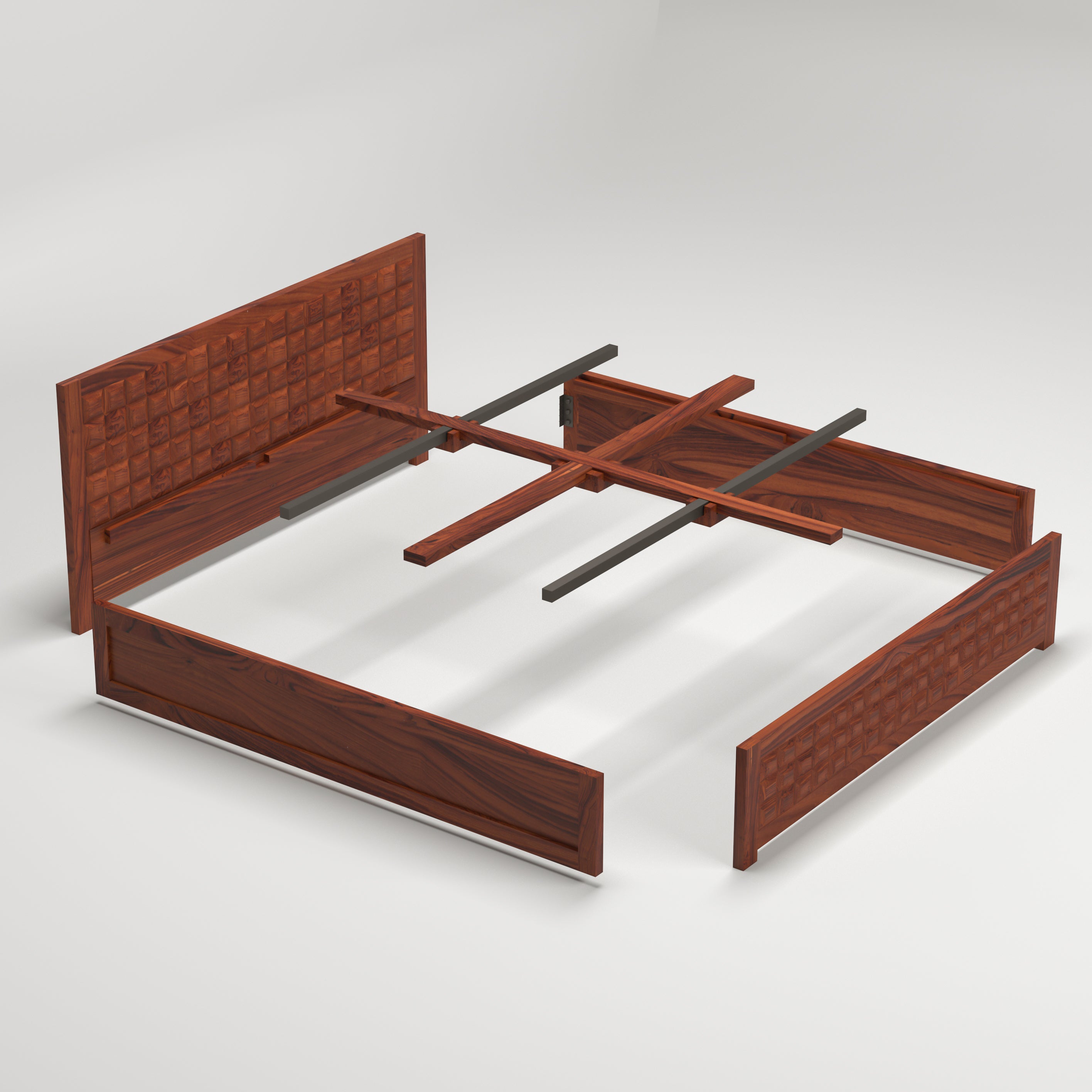 Wooden Contemporary regal designed Bed Bed
