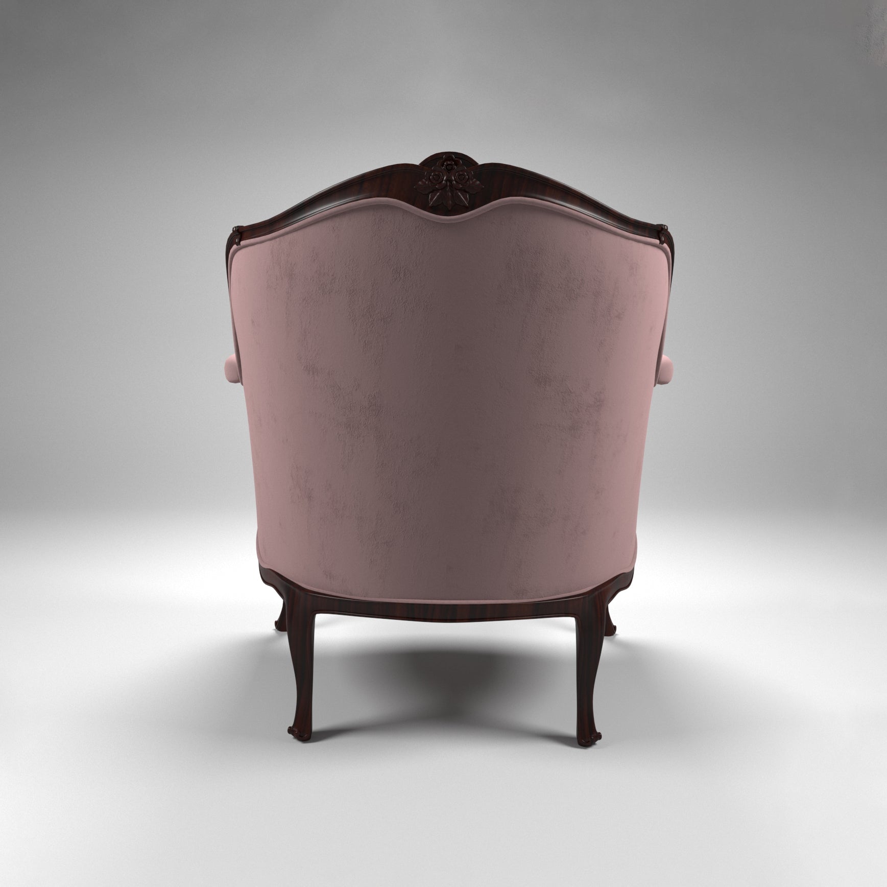 Spacious Intricate Colonial Designed Handmade Arm Chair Arm Chair