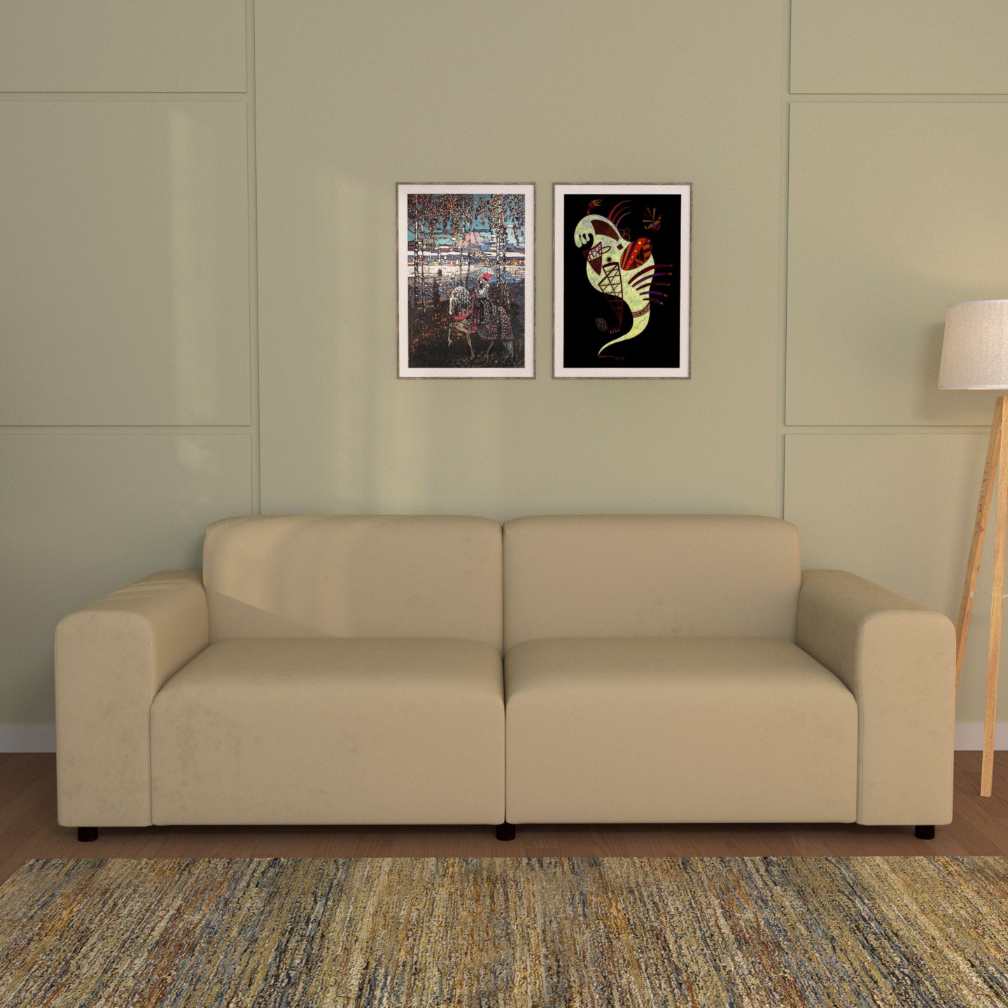 Premium Soft Touch Comfort 2 Seater Sofa for Living Room Sofa