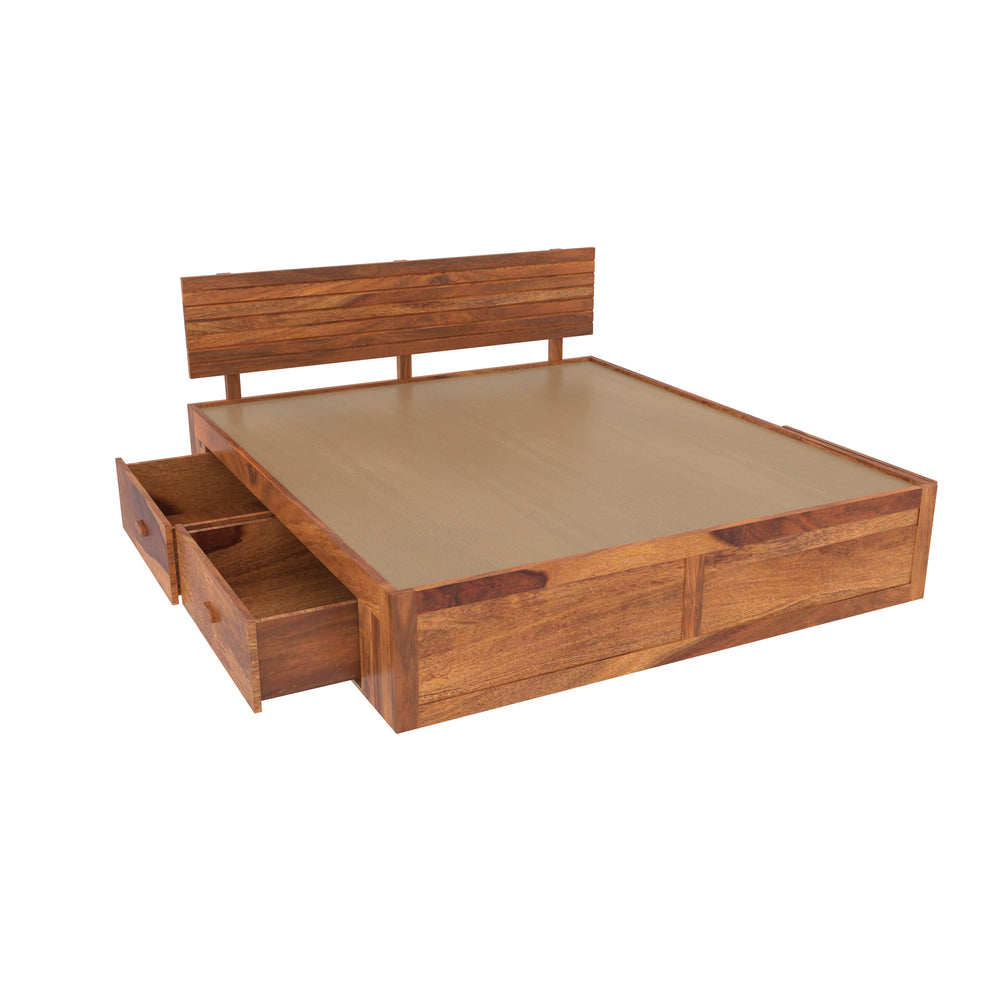 The Heritage Mastercraft Royal King Drawer Storage Bed
