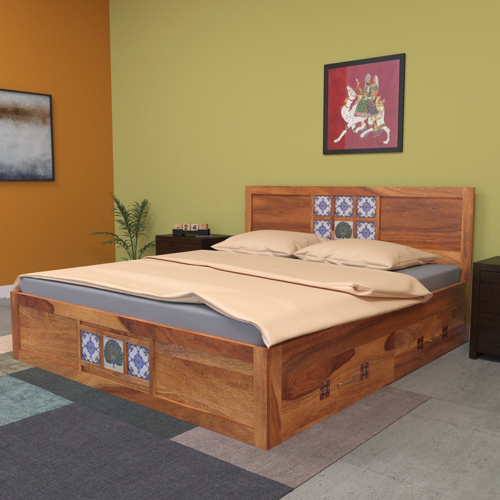 Regal Comfort tile King Drawer storage Bed