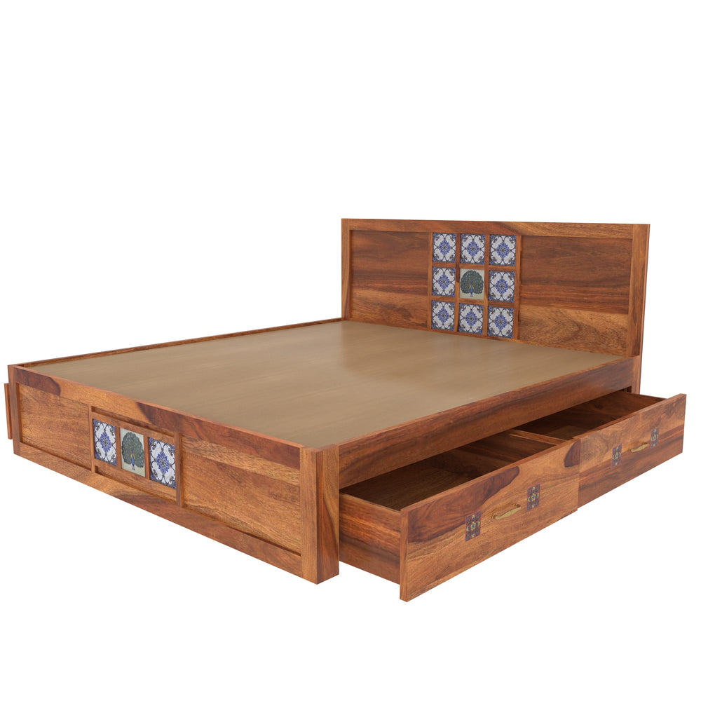 Regal Comfort tile King Drawer storage Bed