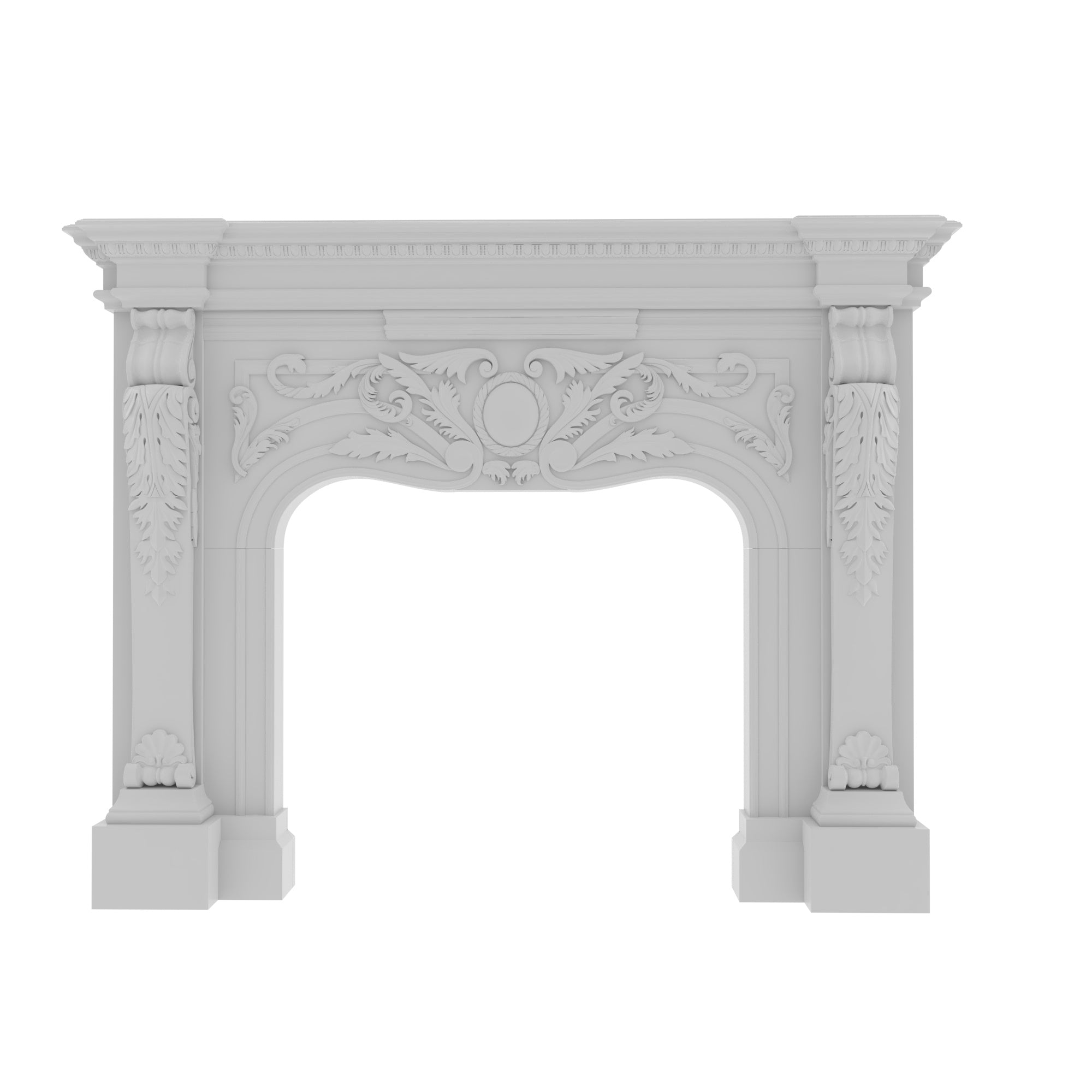 Luxury Carved Fireplace Mantel Fire Mantel