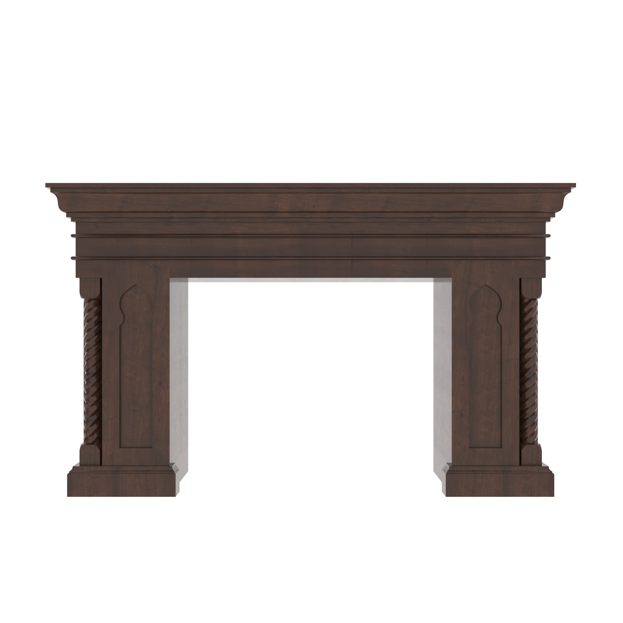 Classic Fireplace Mantel – Traditional Decorative Fireplace Frame with TV Stand Tv stand