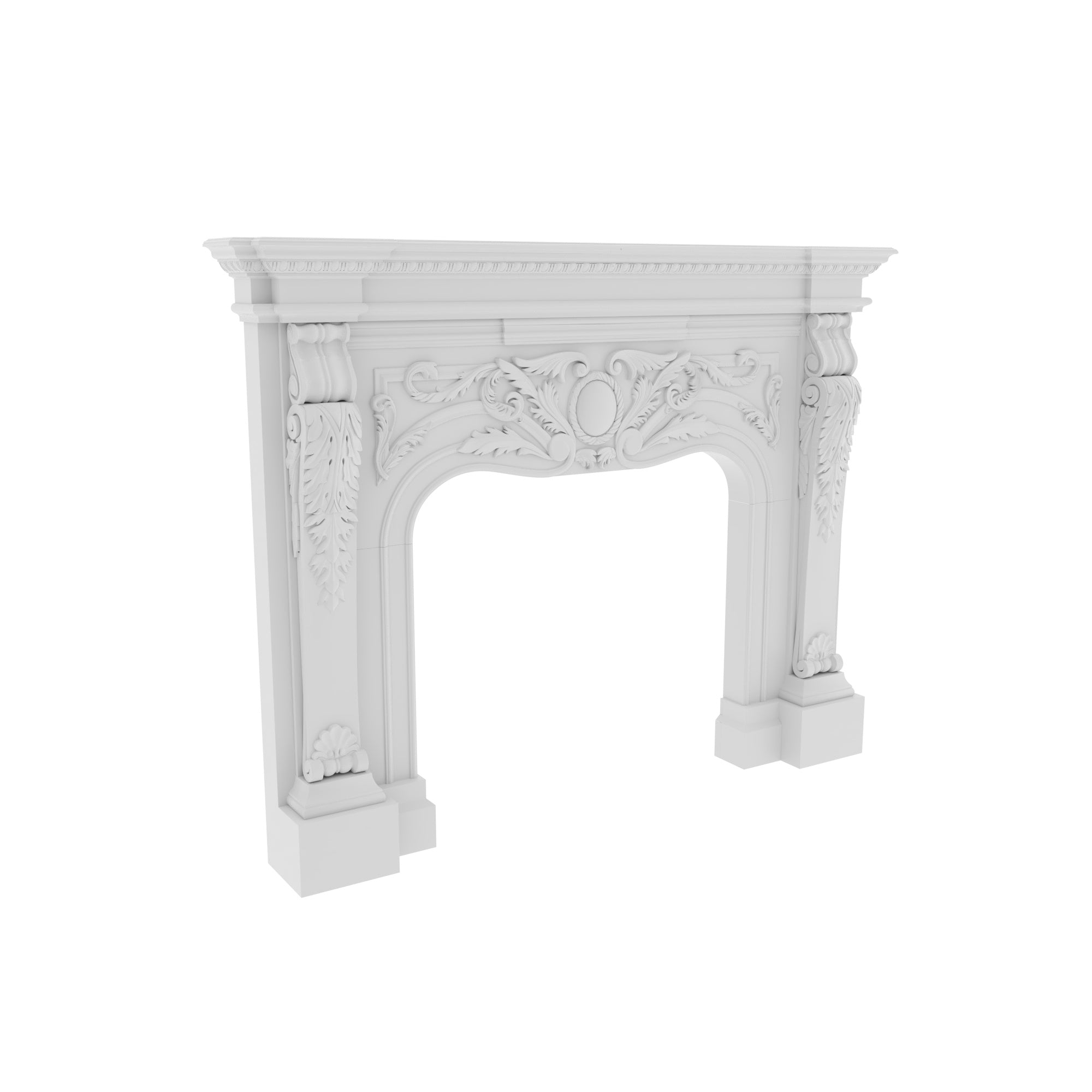Luxury Carved Fireplace Mantel Fire Mantel
