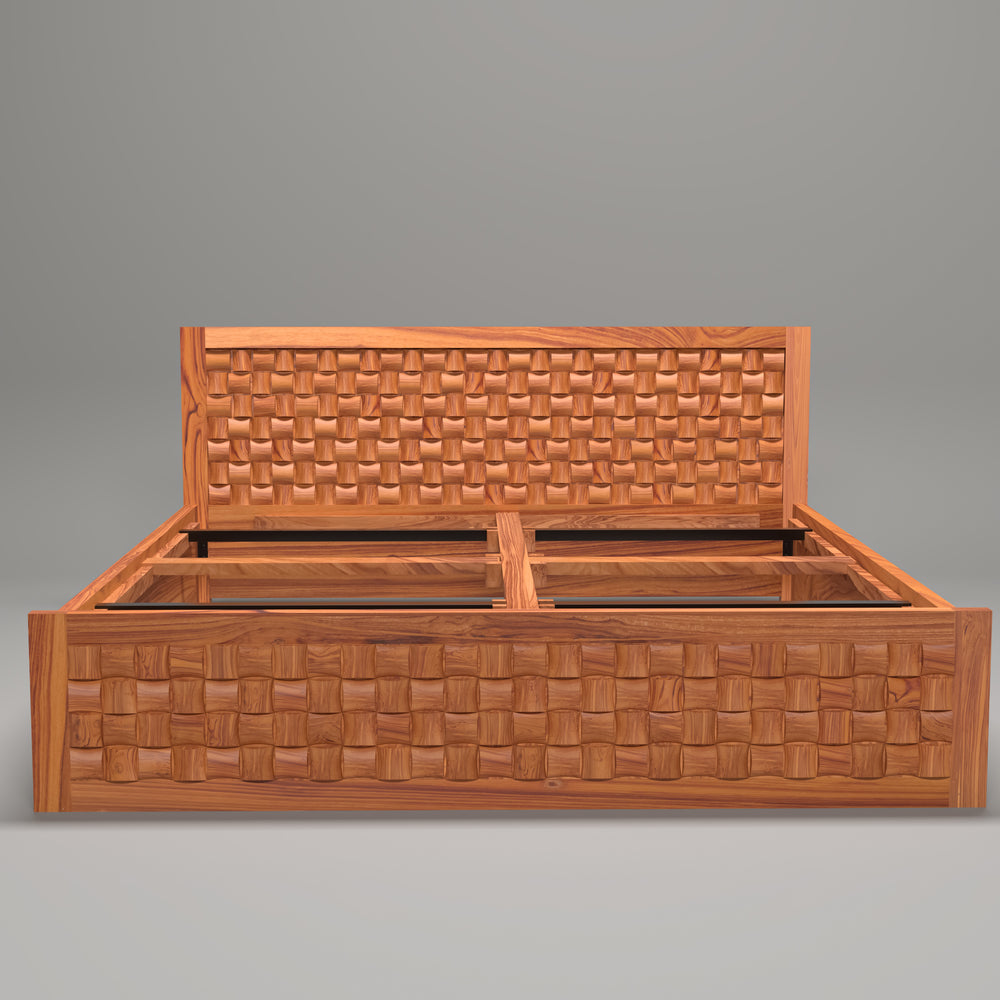 Wooden Regal designed Bed