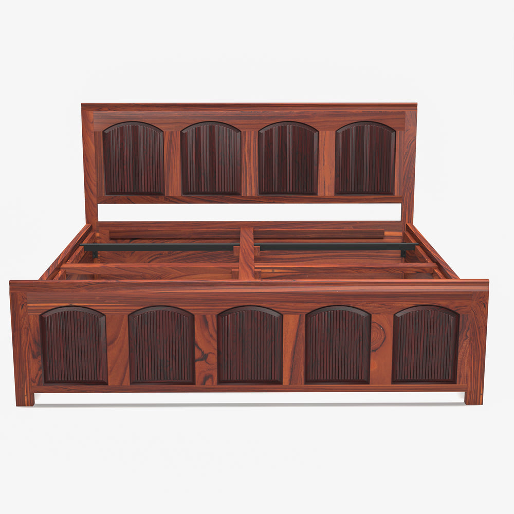 Solid Teak Traditional Bed