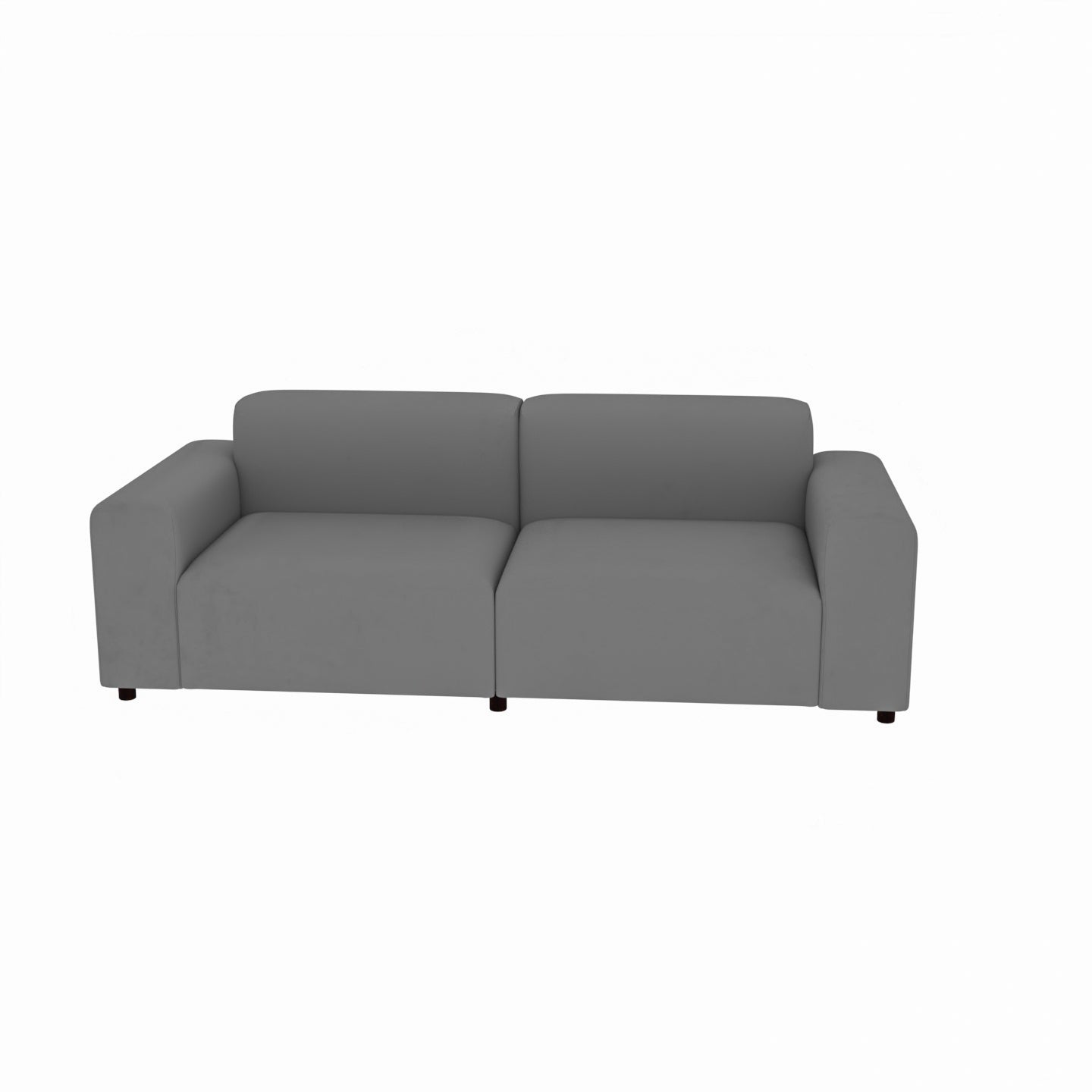 Antique Greater Gray Light Comfort 2 Seater Sofa for Living Room Sofa