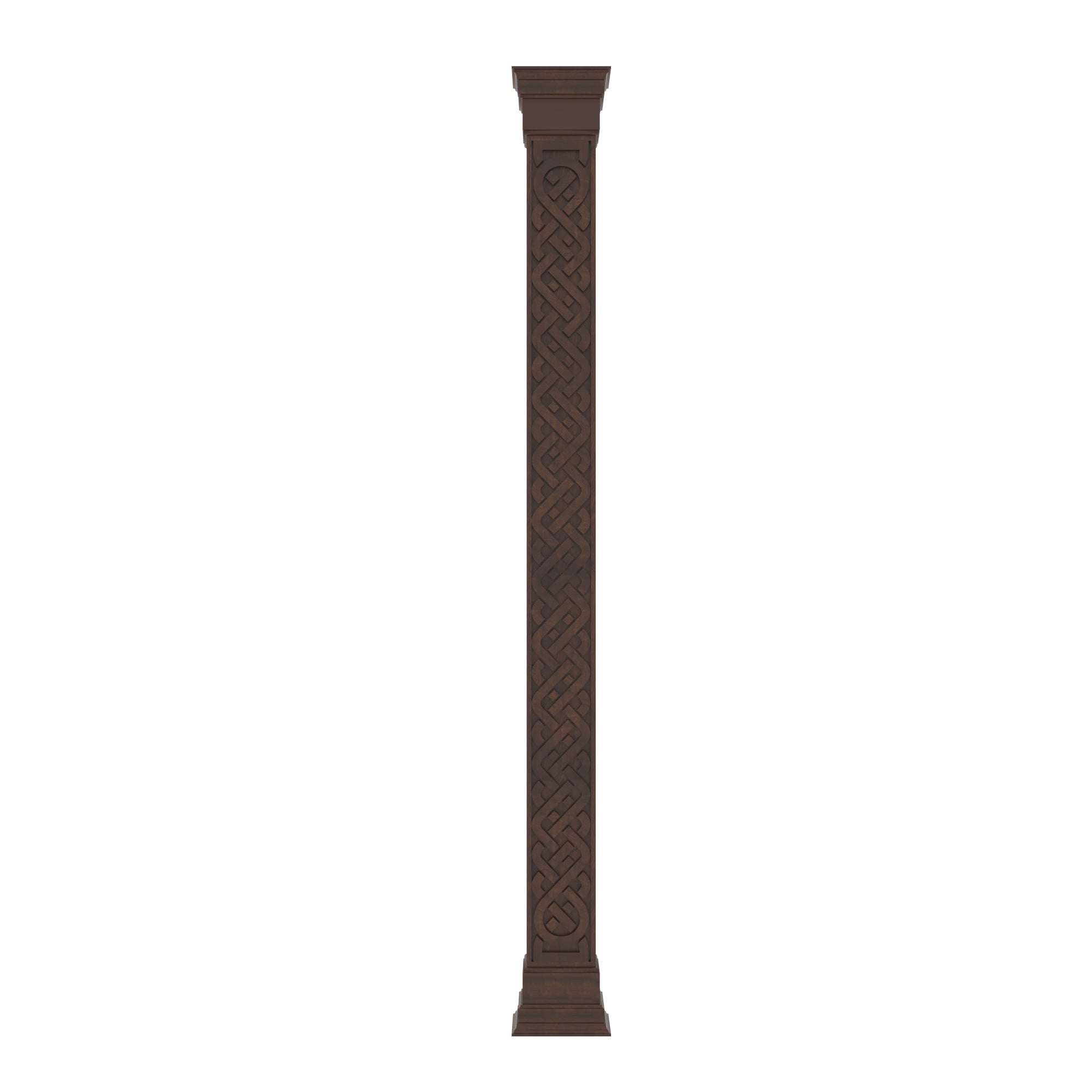 Hand-Carved Interlaced Decorative Pillar Pillar
