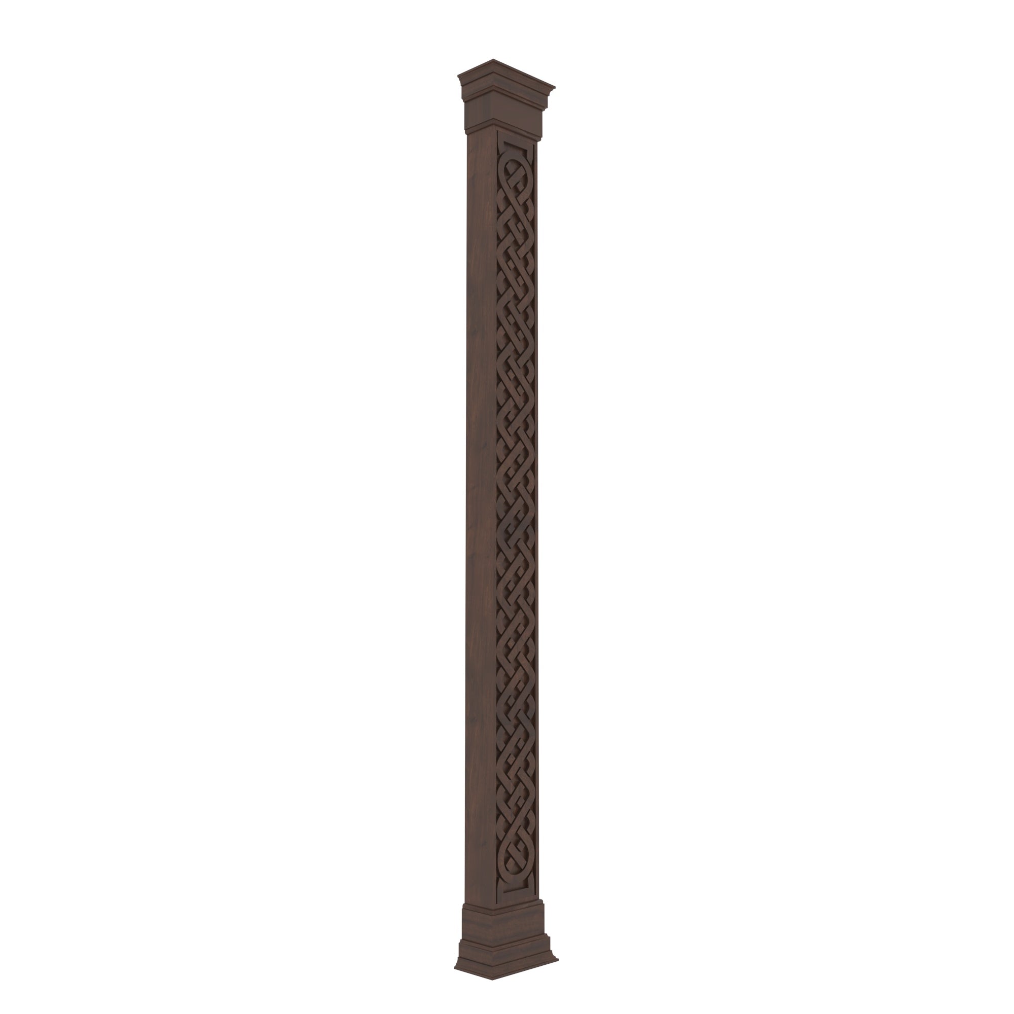 Hand-Carved Interlaced Decorative Pillar Pillar