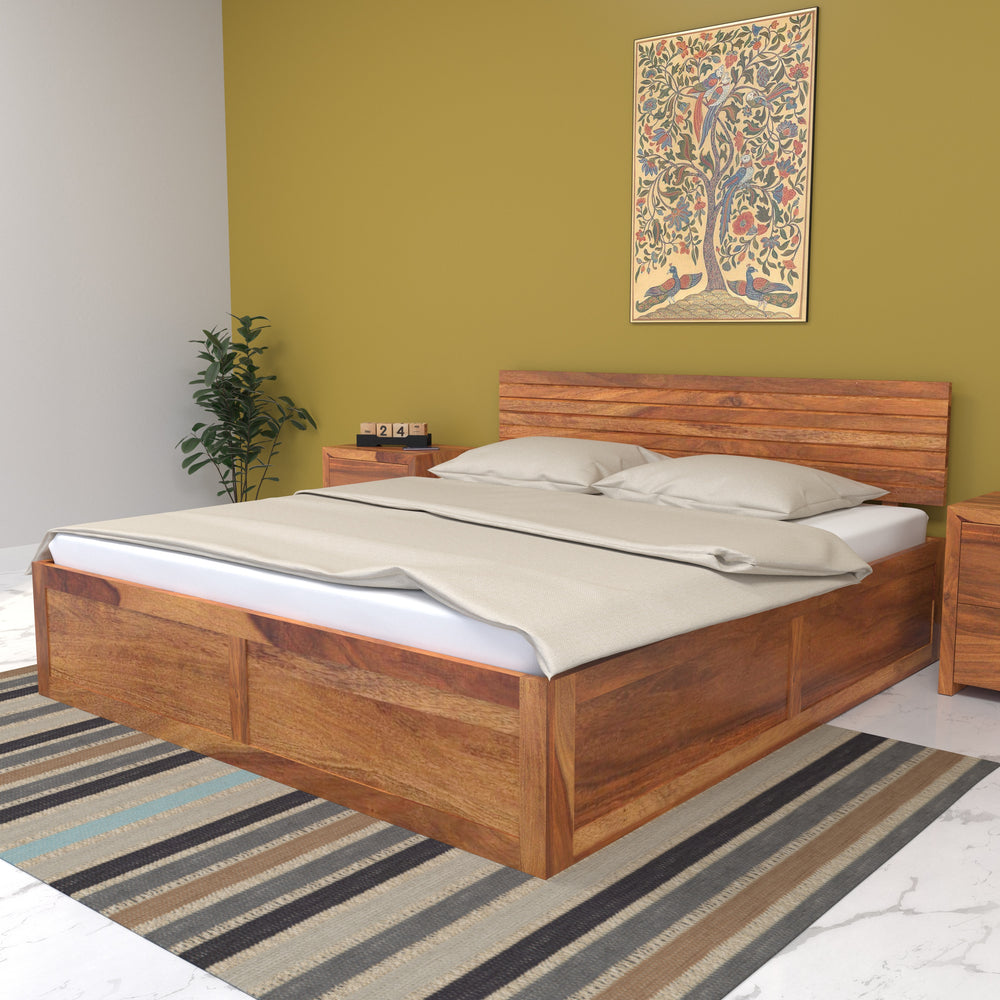 The Grand Weave Mastercraft King Hydraulic Storage Bed