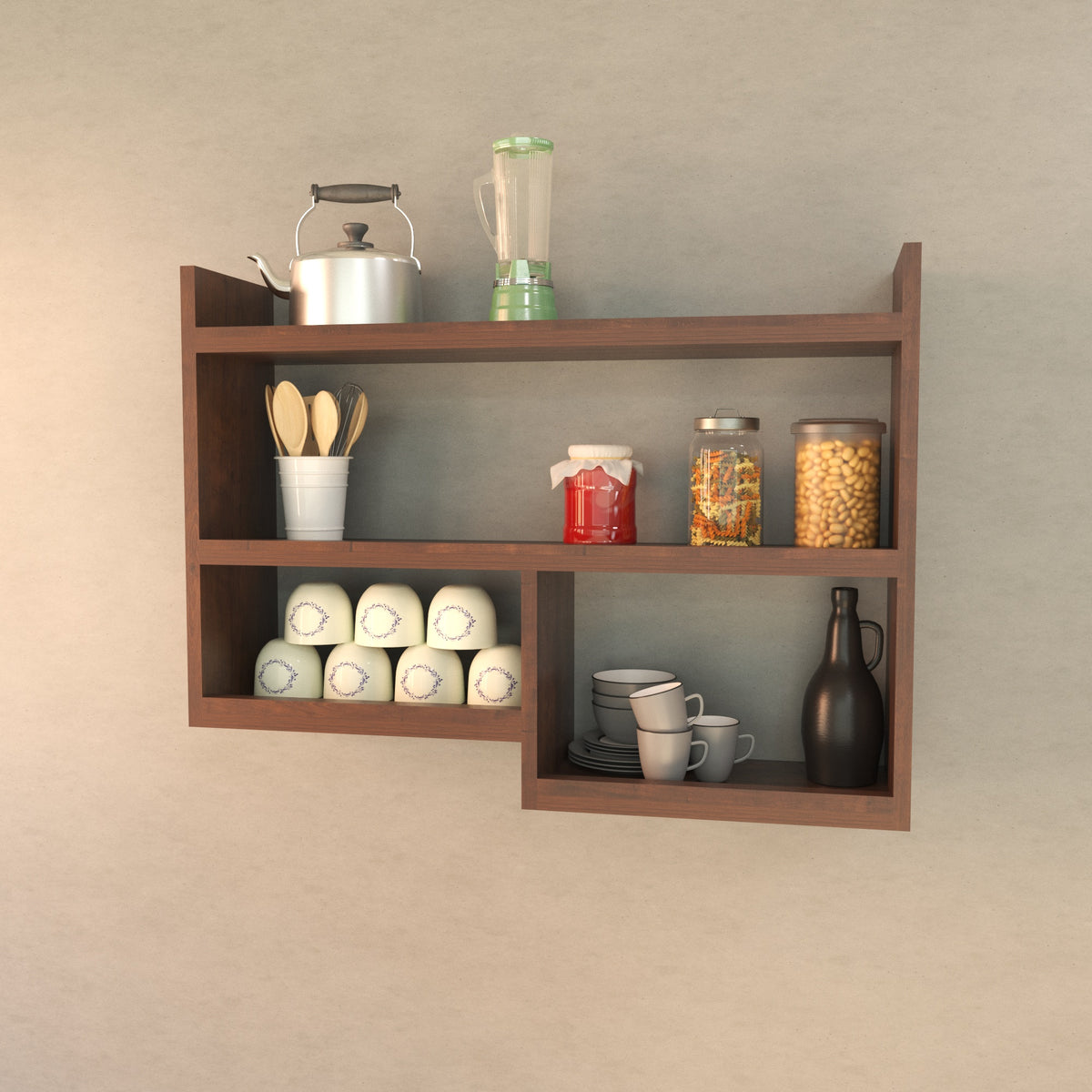 Versatile Wall Rack - Traditional Indian Design