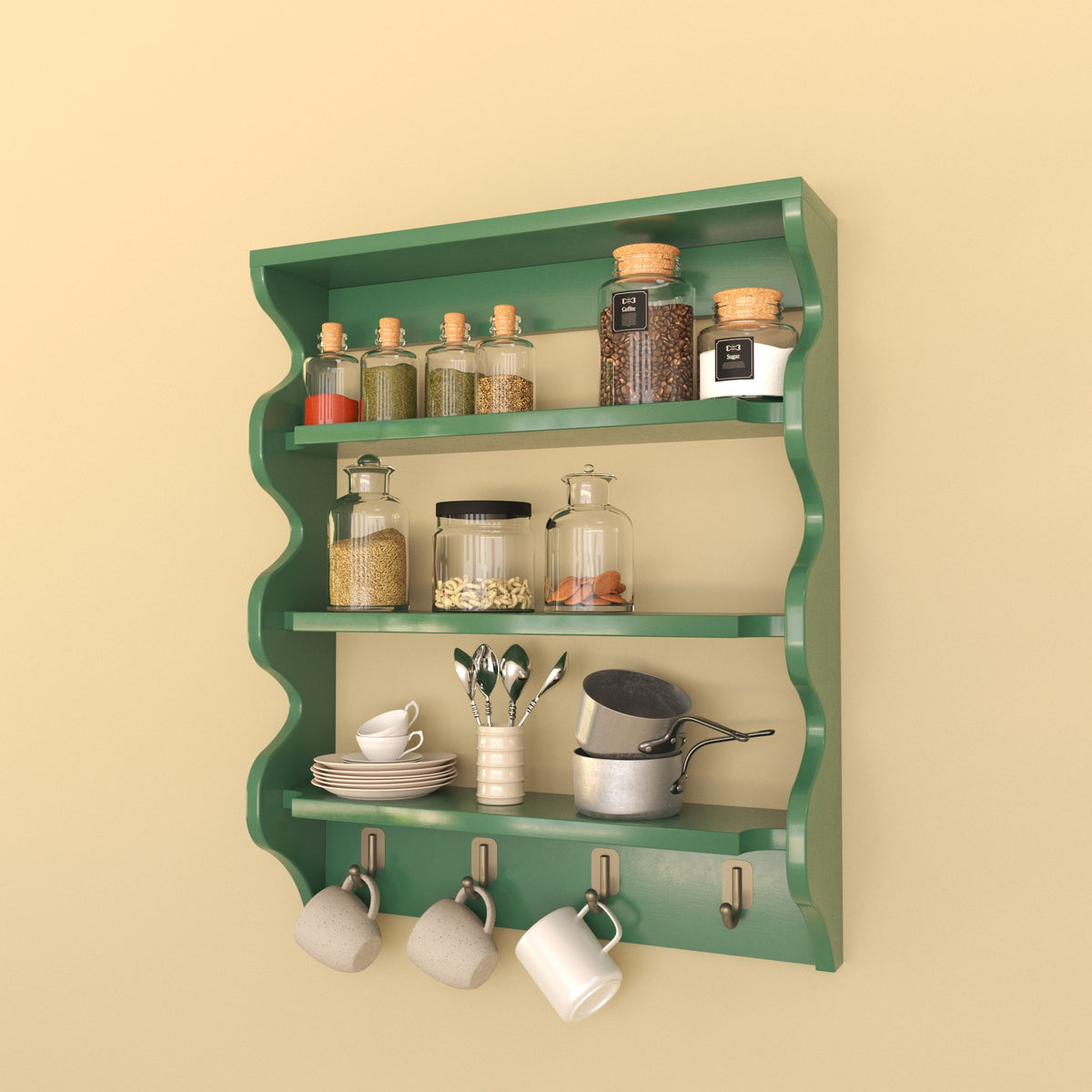 Decorative Wall Rack - Traditional Indian Craftsmanship