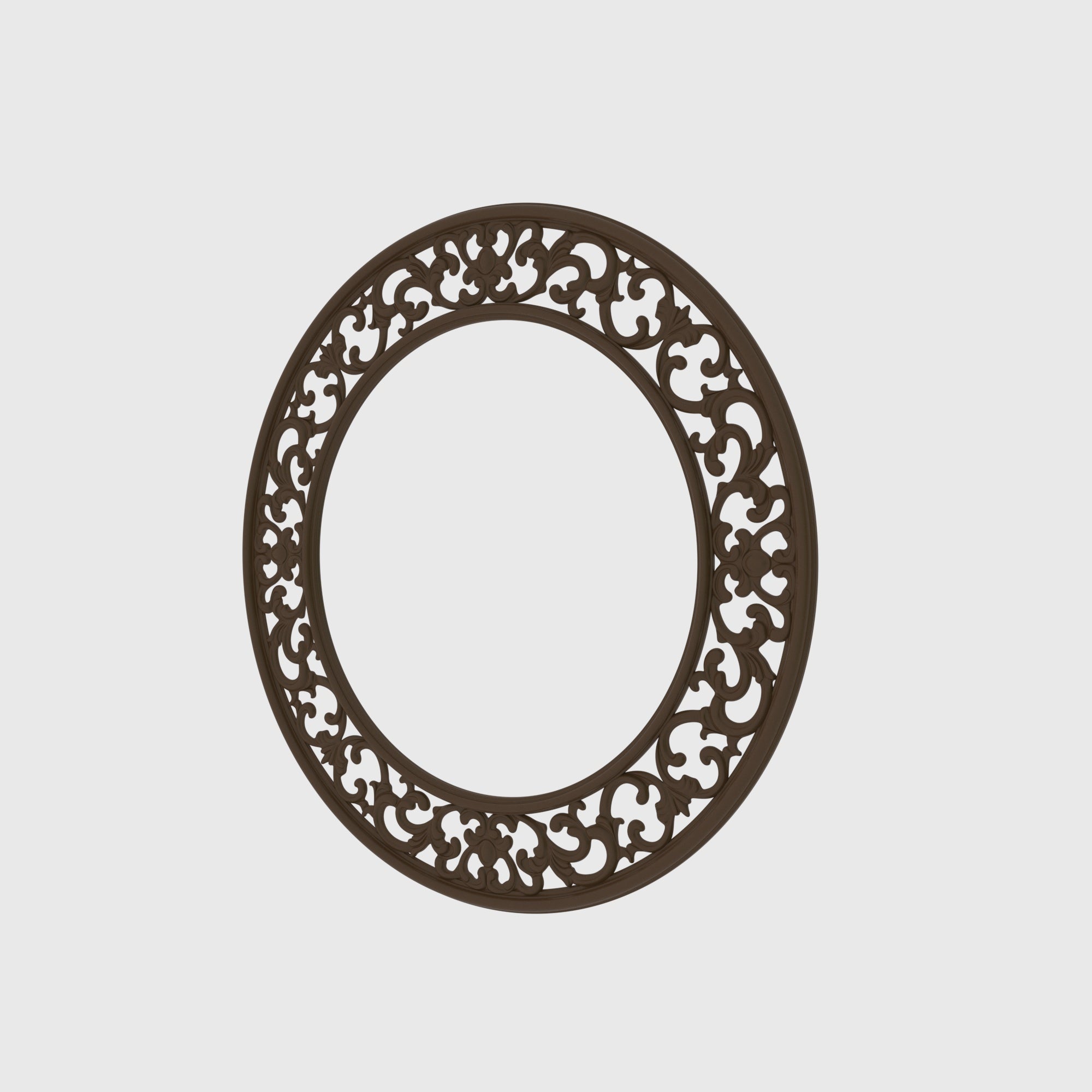Vintage Arched Wall Mirror with Distressed Carved Frame Mirror