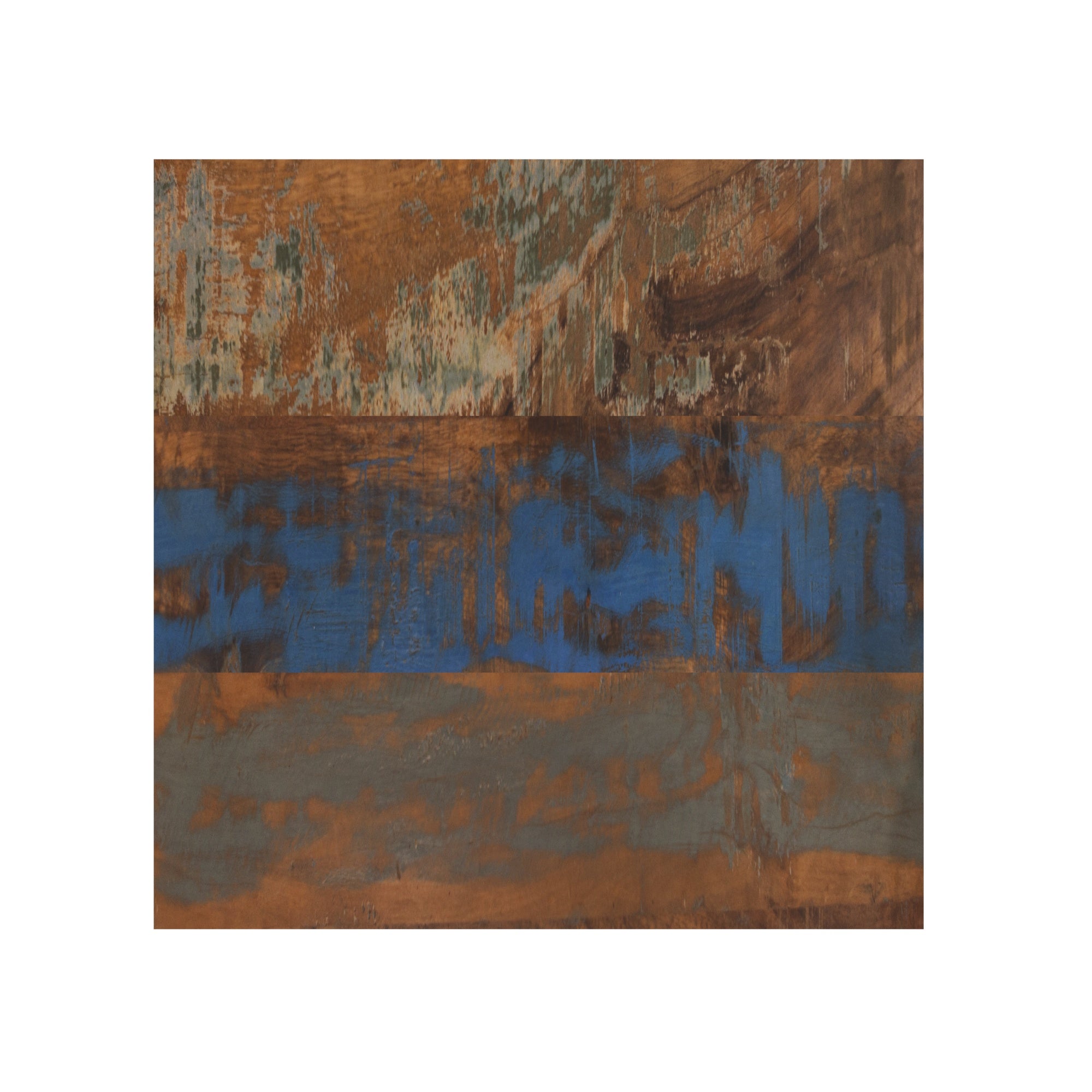 Colorful Reclaimed Wood Bedside Table - Nightstand with Drawer Bedside