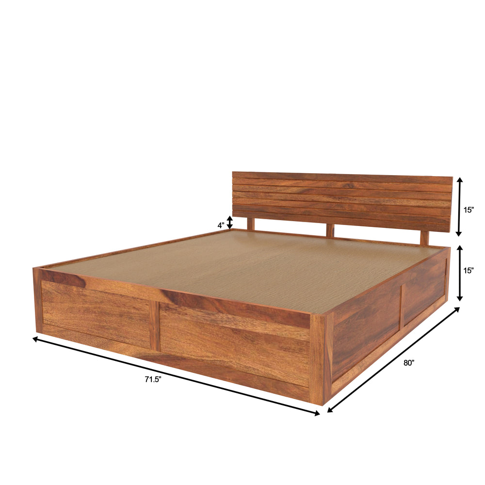 The Grand Weave Mastercraft King Hydraulic Storage Bed