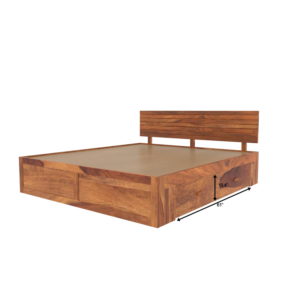 The Heritage Mastercraft Royal King Drawer Storage Bed
