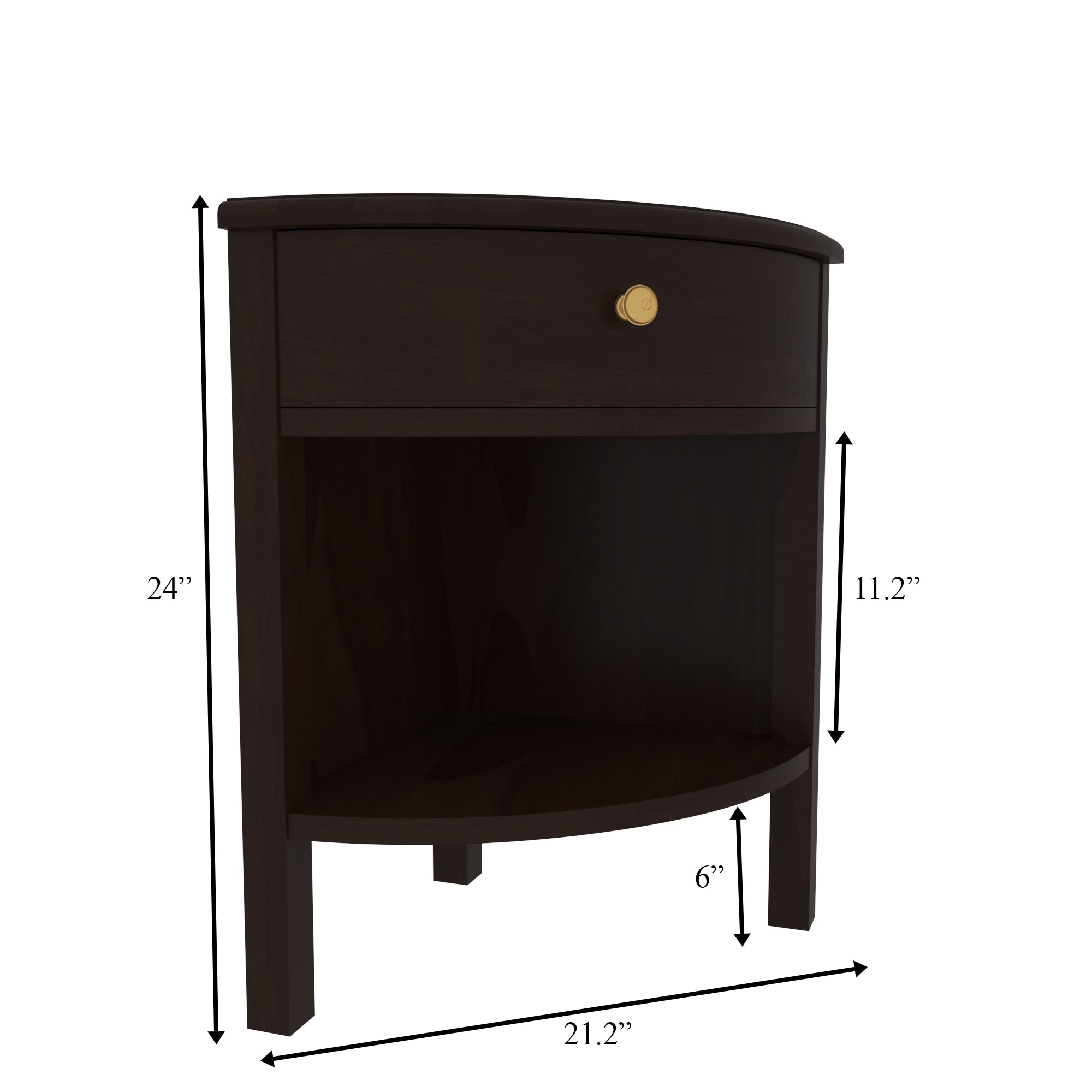 Handcrafted Corner Cabinet - Traditional Indian Design Corner Cabinet