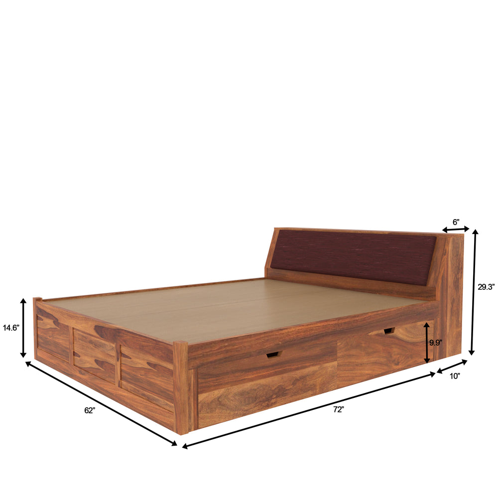 The Crafted Royal King Drawer Storage Bed