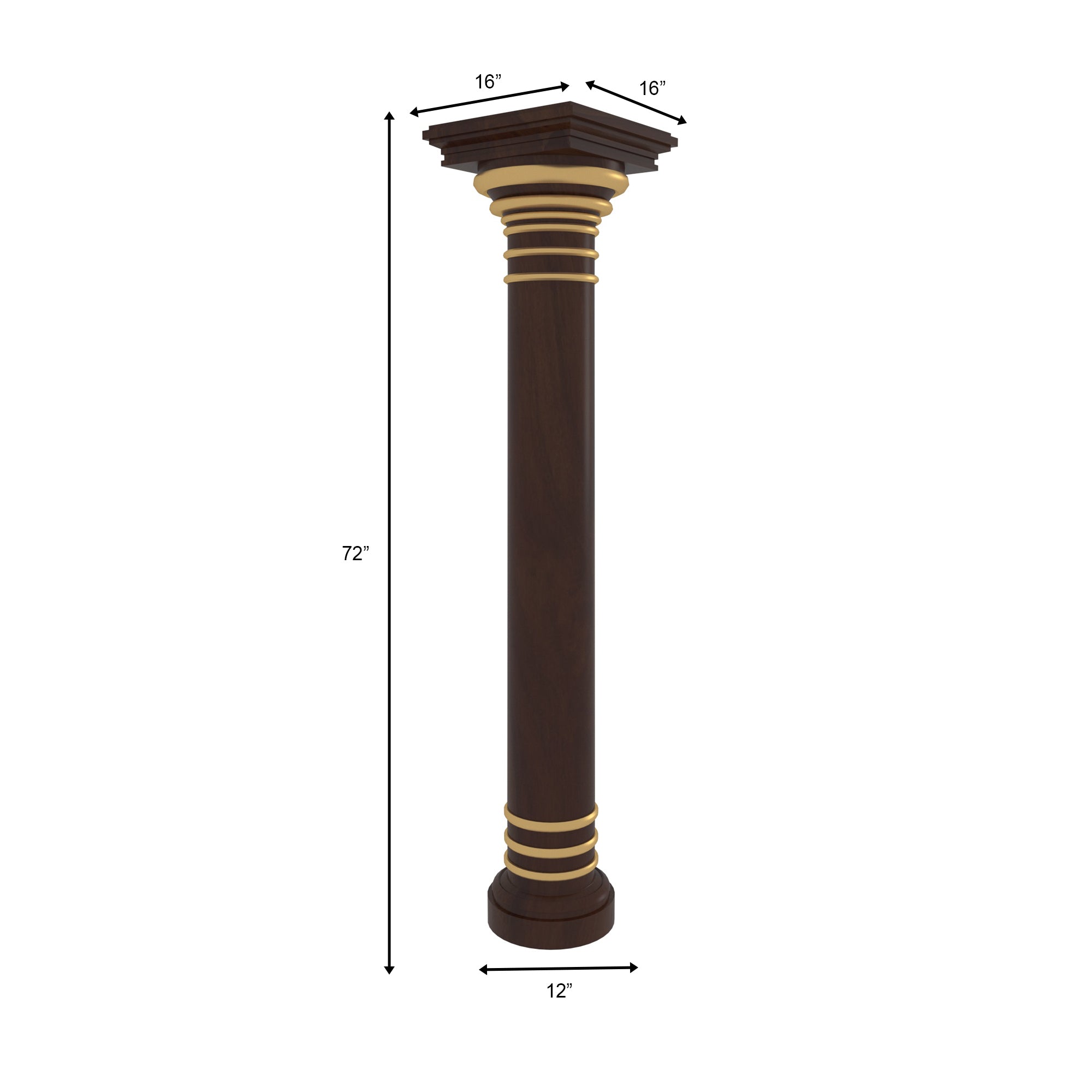 Handcrafted Heritage Pillar - Classic Indian Craftsmanship Pillar