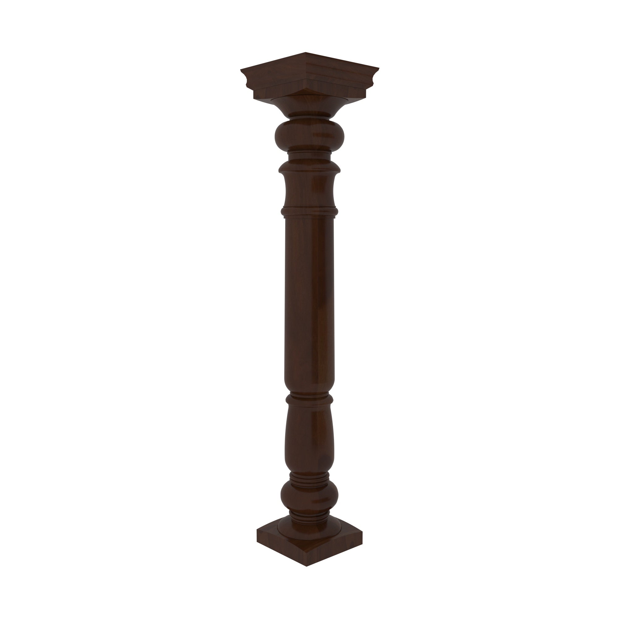 Handcrafted Heritage Pillar - Majestic Indian Design Pillar